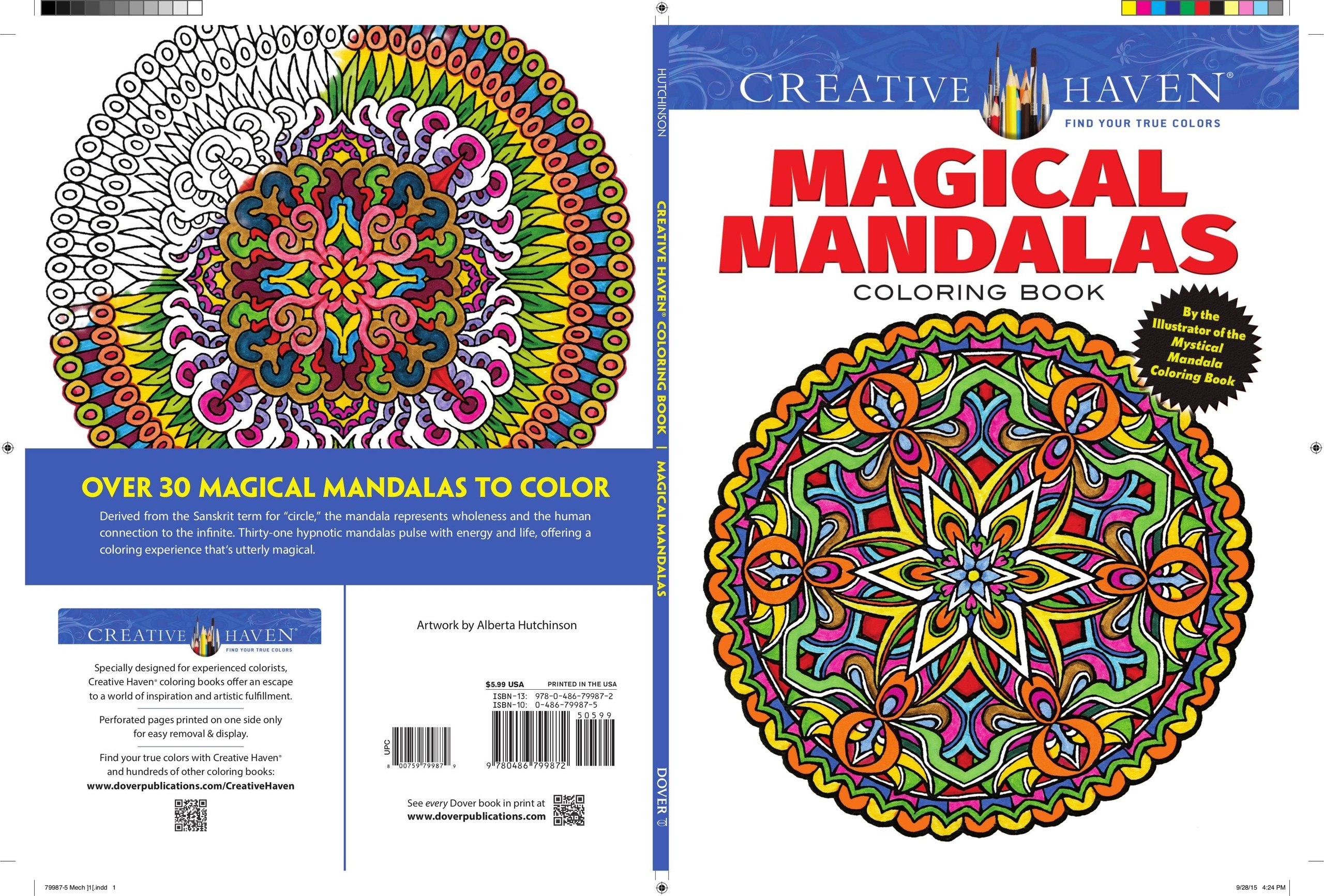 Portada ampliada de Magical Mandalas Coloring Book
