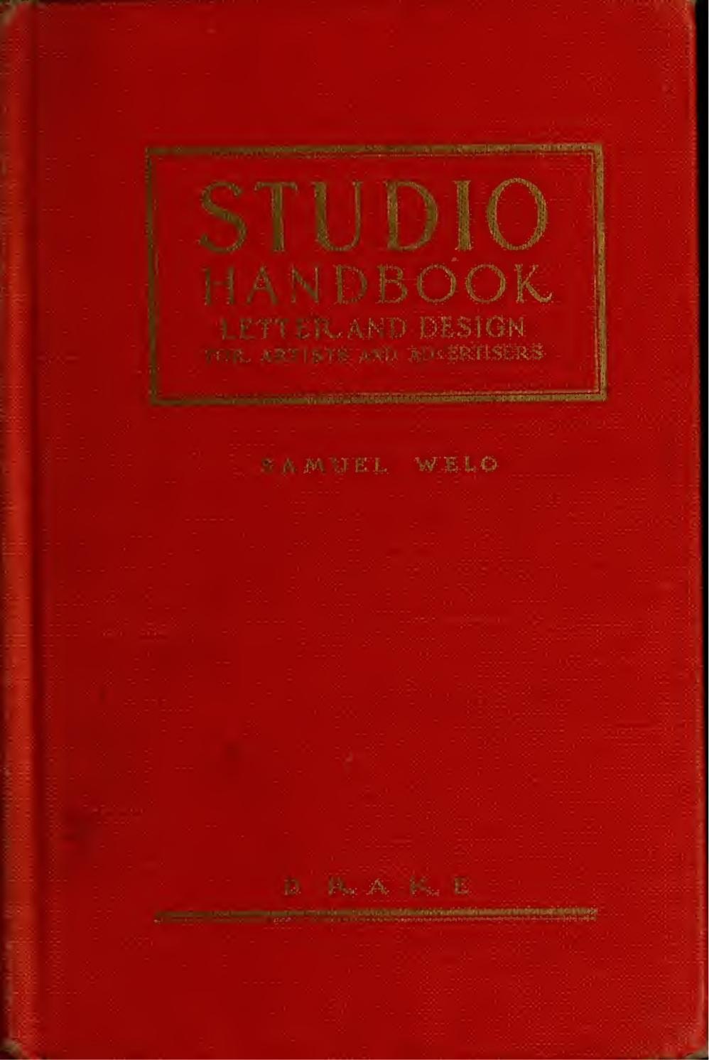 Portada ampliada de STUDIO HANDBOOK