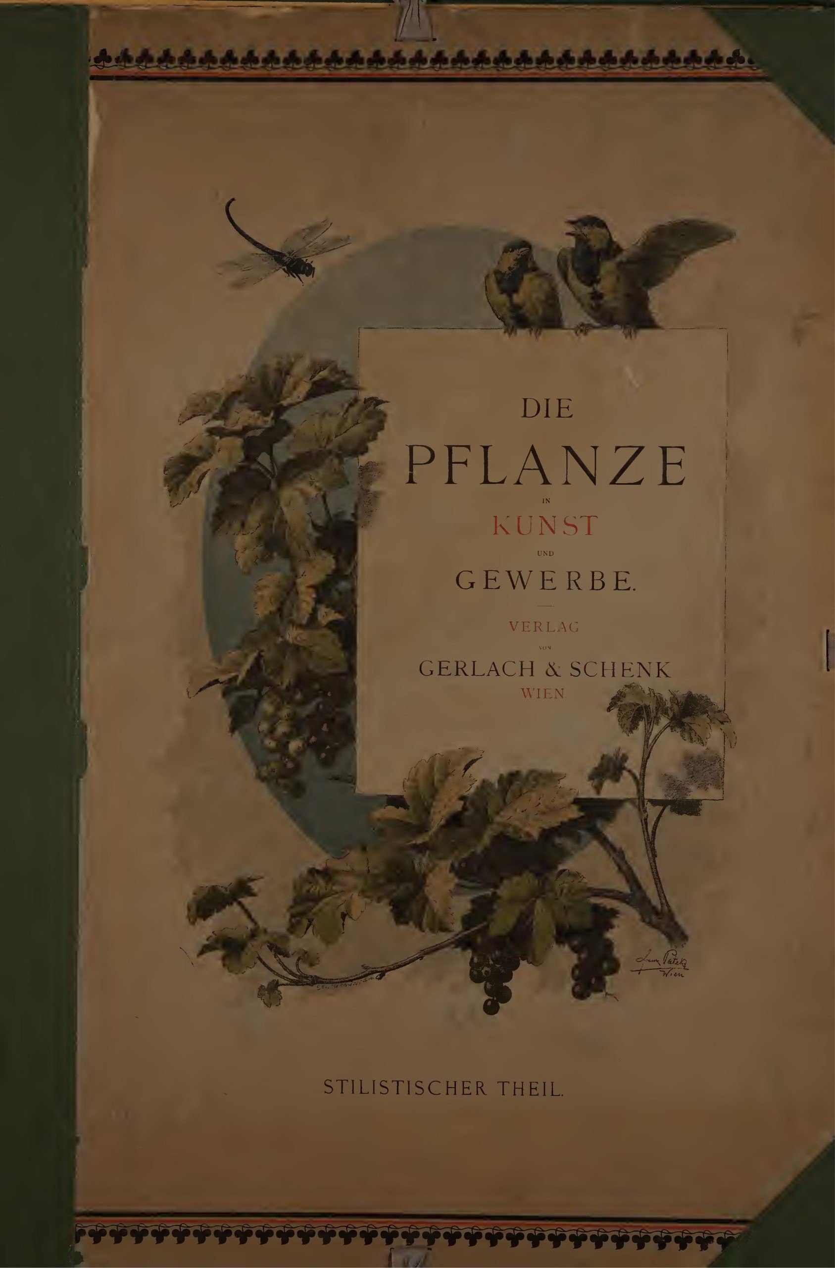 Portada ampliada de DIE PFLANZE KUNST GEWERBE
