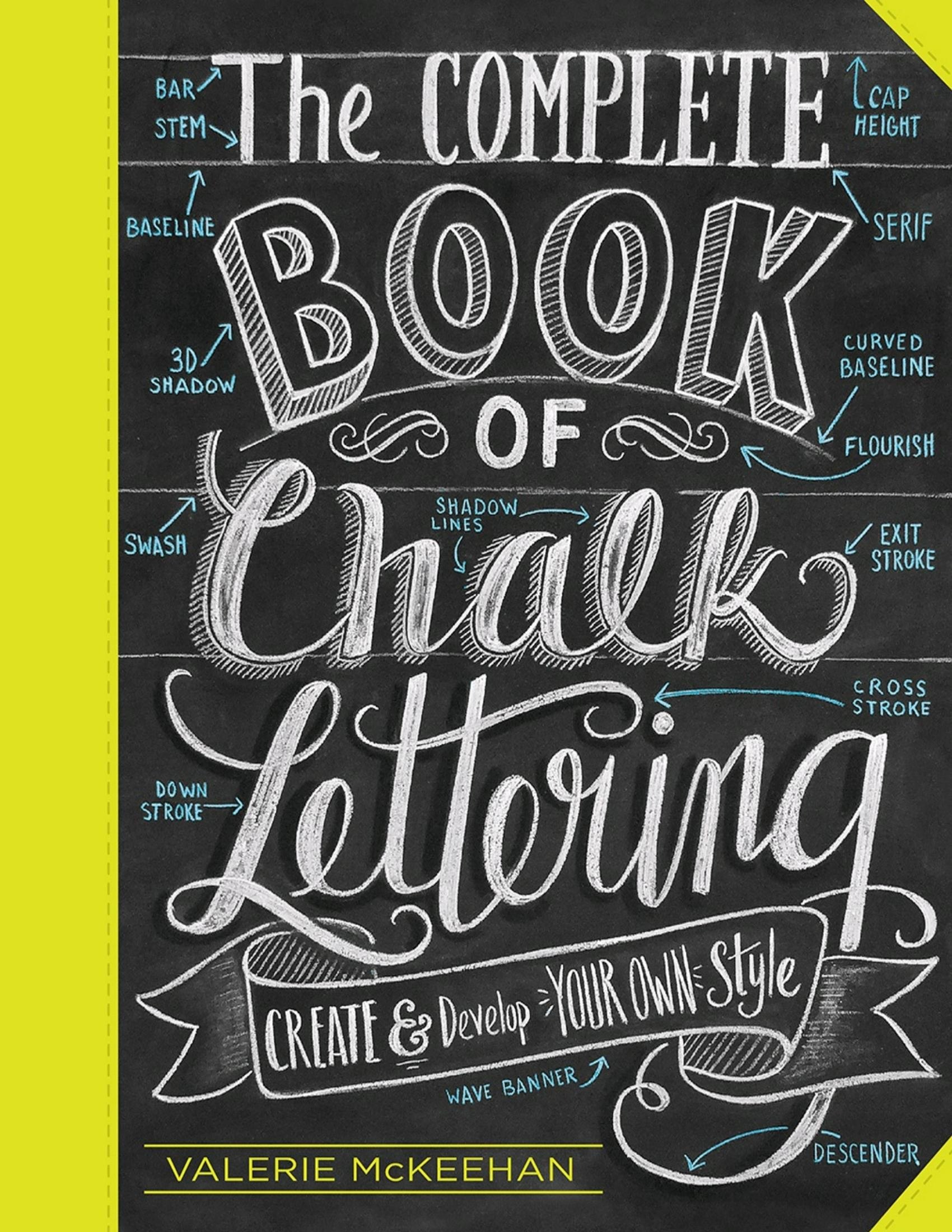 Portada ampliada de The Complete Book of Chalk Lettering