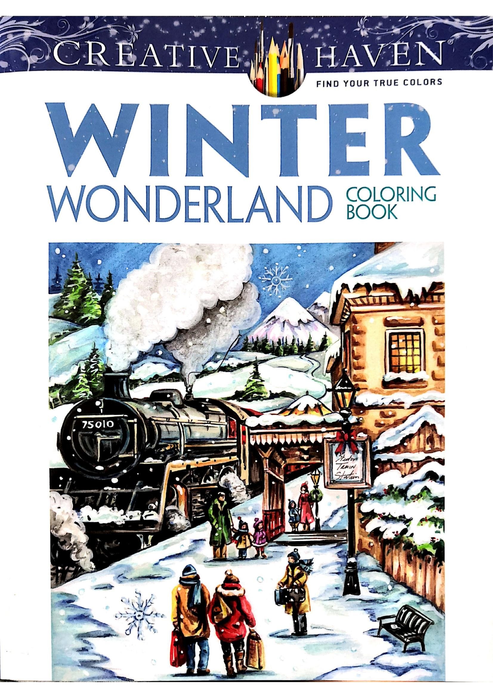 Portada ampliada de WINTER WONDERLAND COLORING BOOK