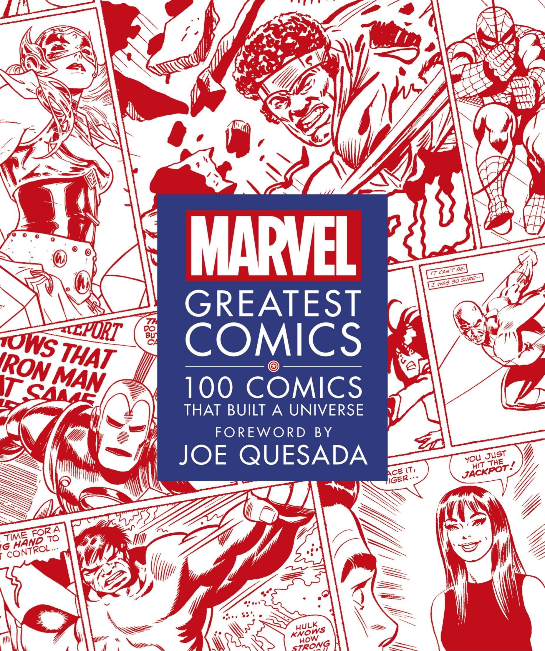 Portada ampliada de Marvel Greatest Comics: 100 Comics That Built a Universe