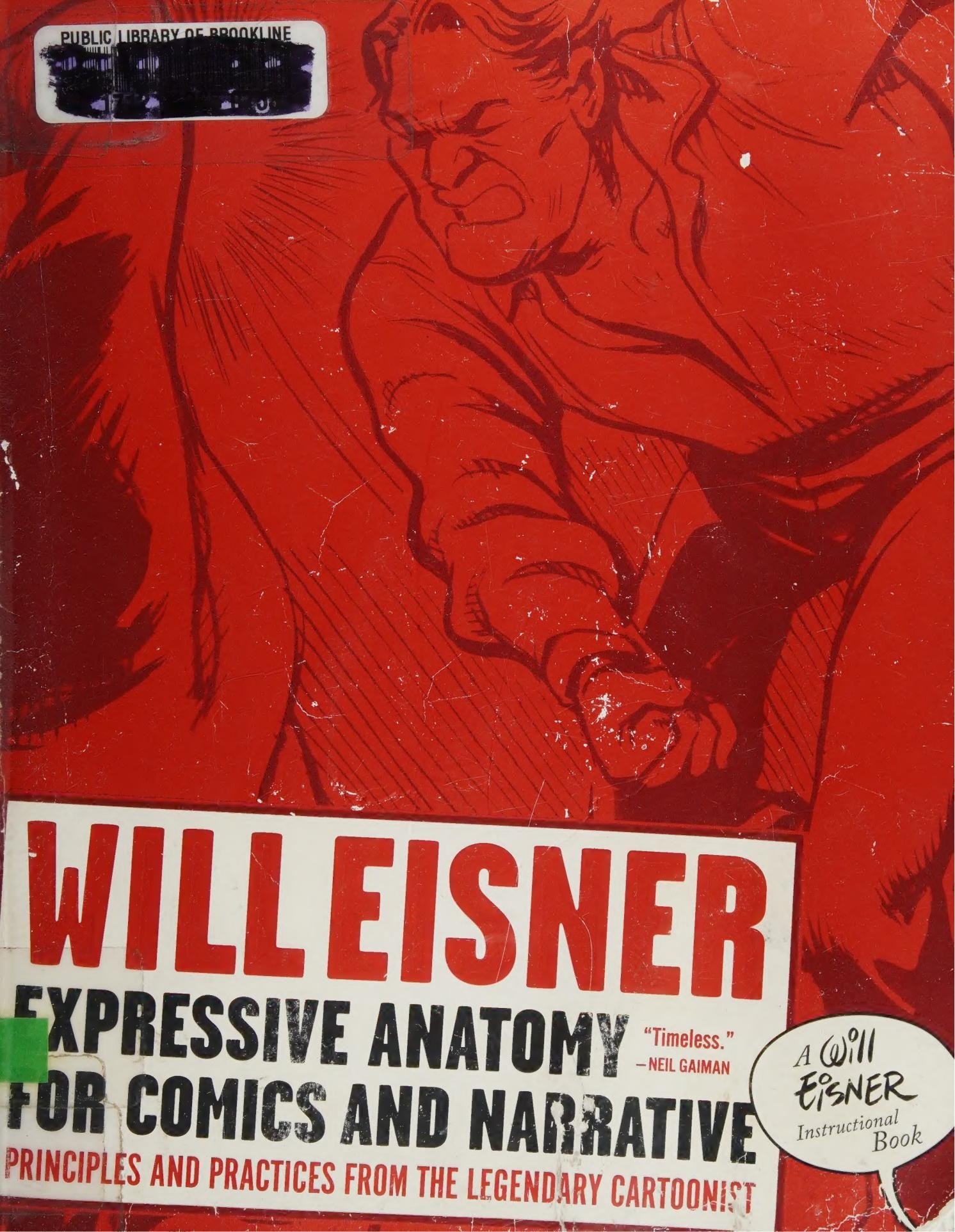 Portada ampliada de WILL EISNER EXPRESSIVE ANATOMY FOR COMICS AND NARRATIVE