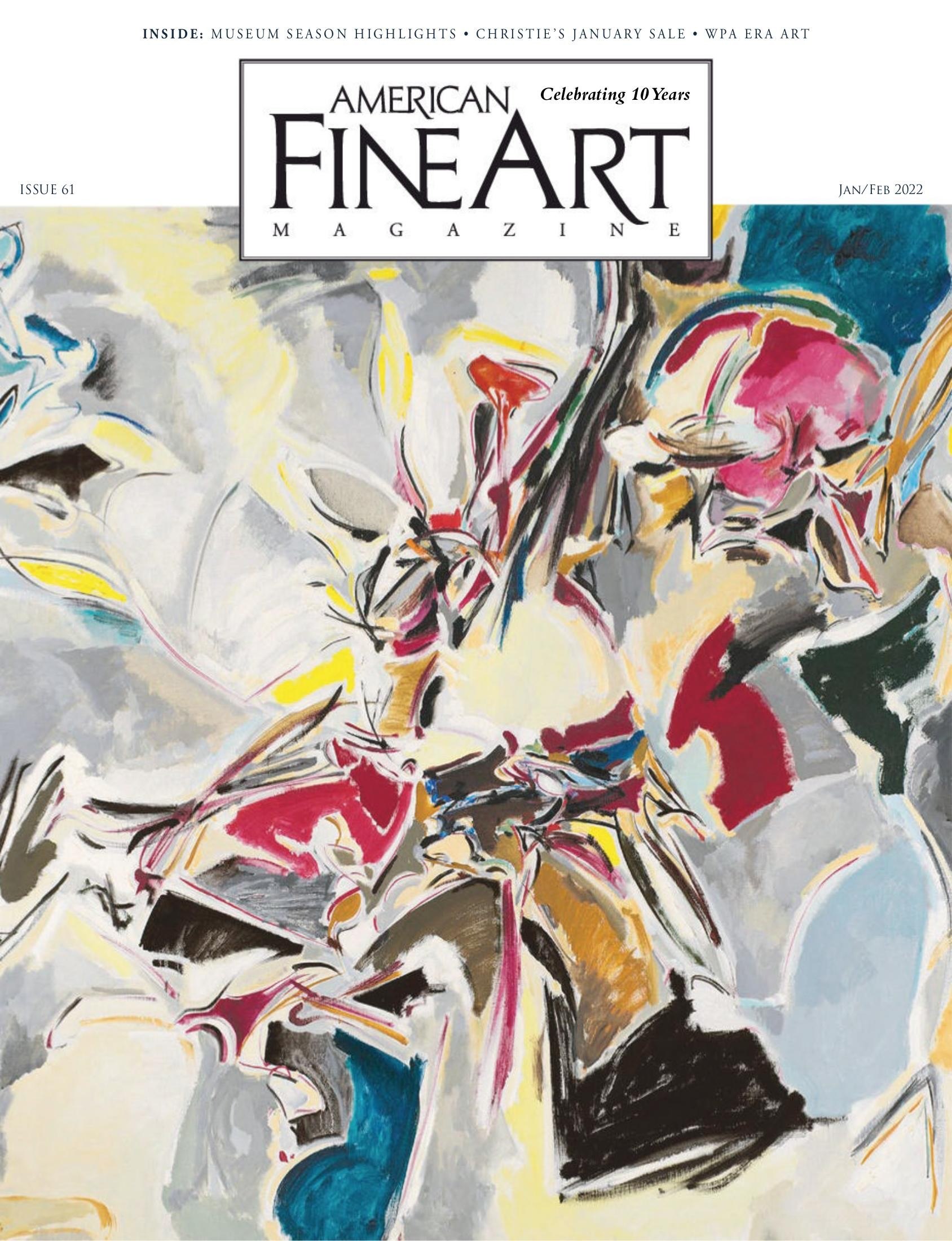 Portada ampliada de AMERICAN FINE ART MAGAZINE