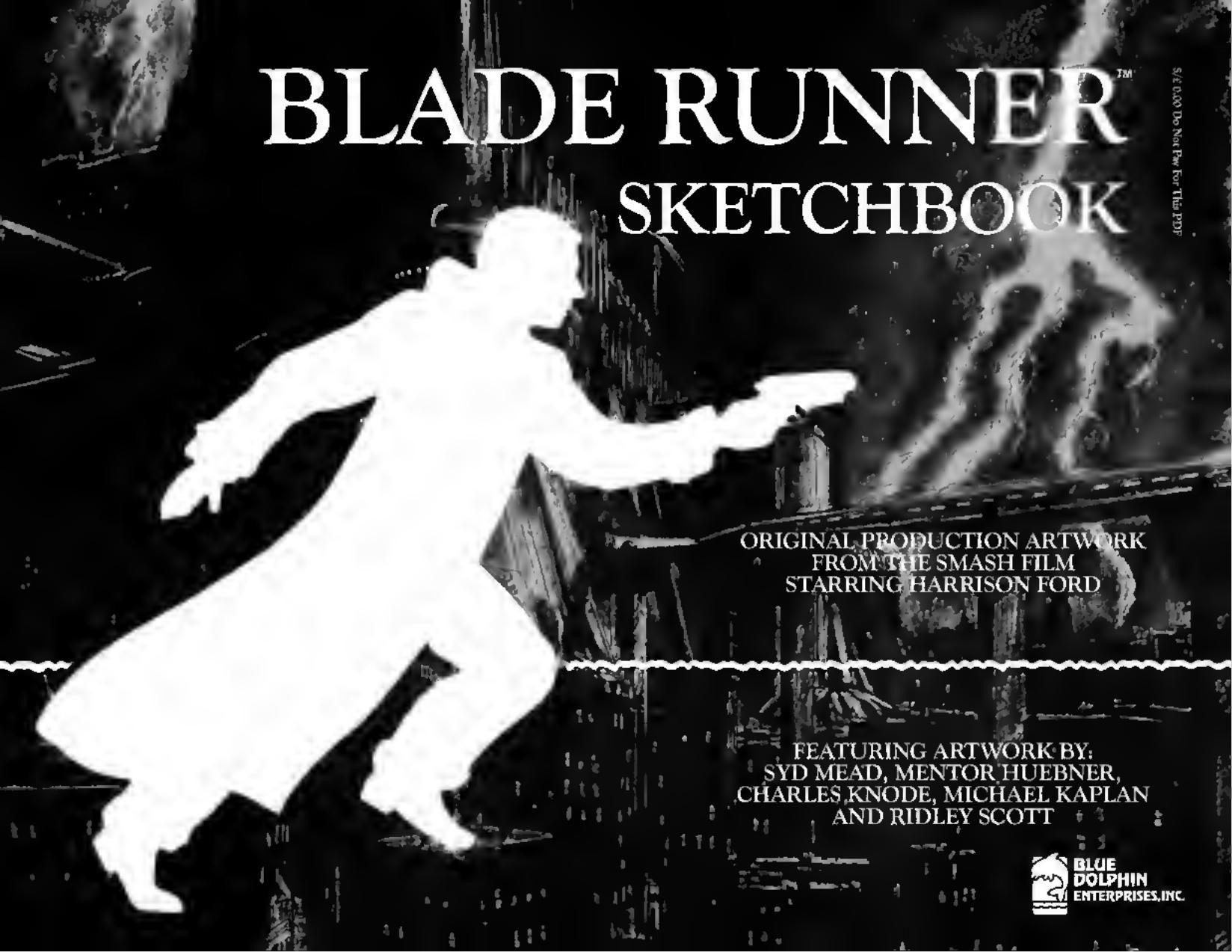 Portada ampliada de DE RUNNER SKETCHBOOK