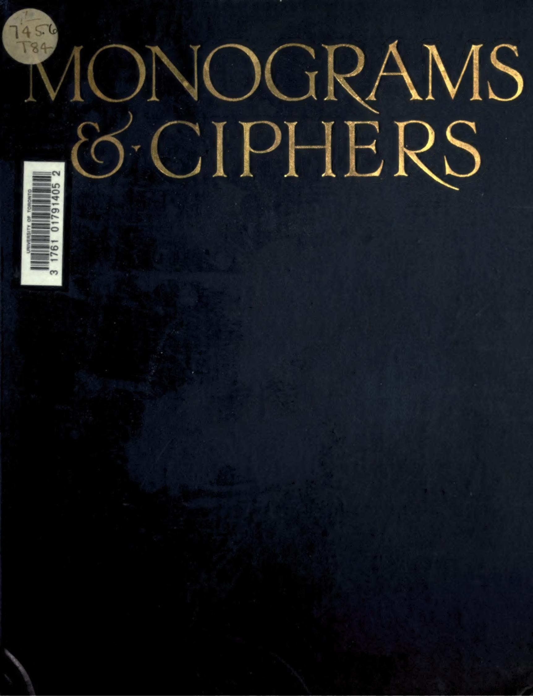 Portada ampliada de MONOGRAMS & CIPHERS