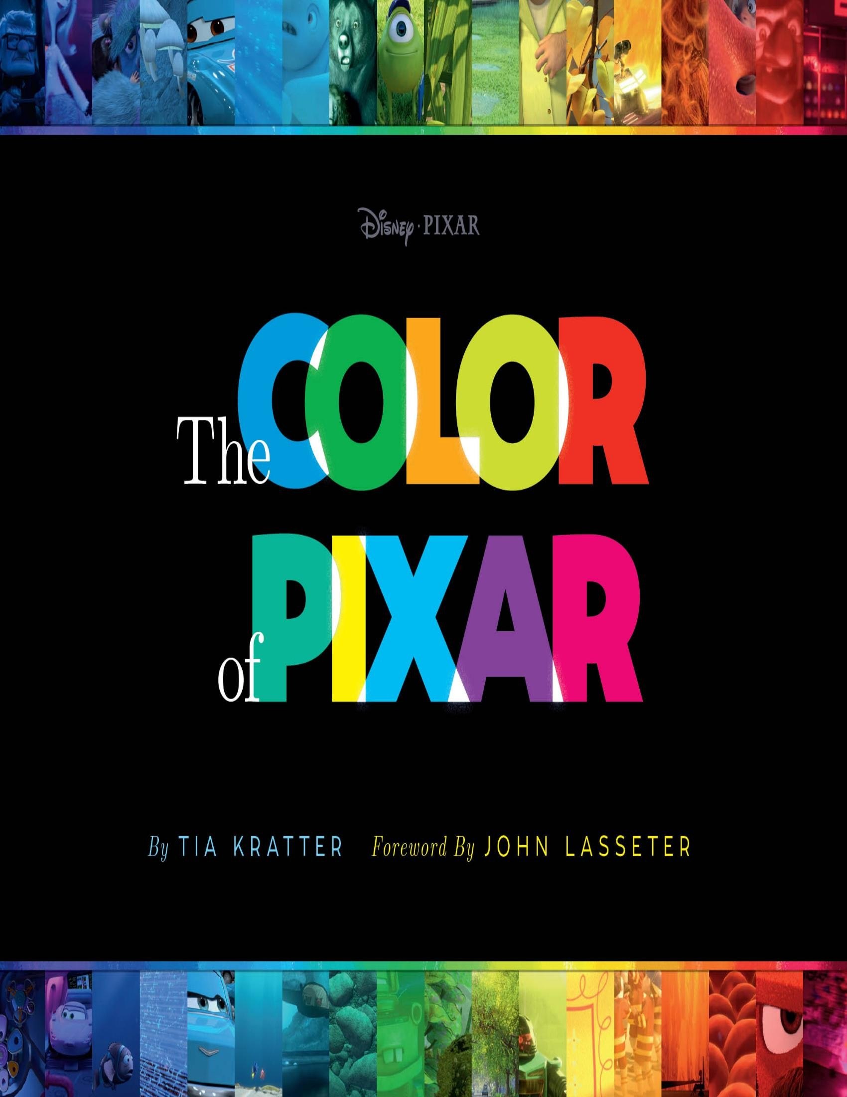 Portada ampliada de The COLOR of PIXAR