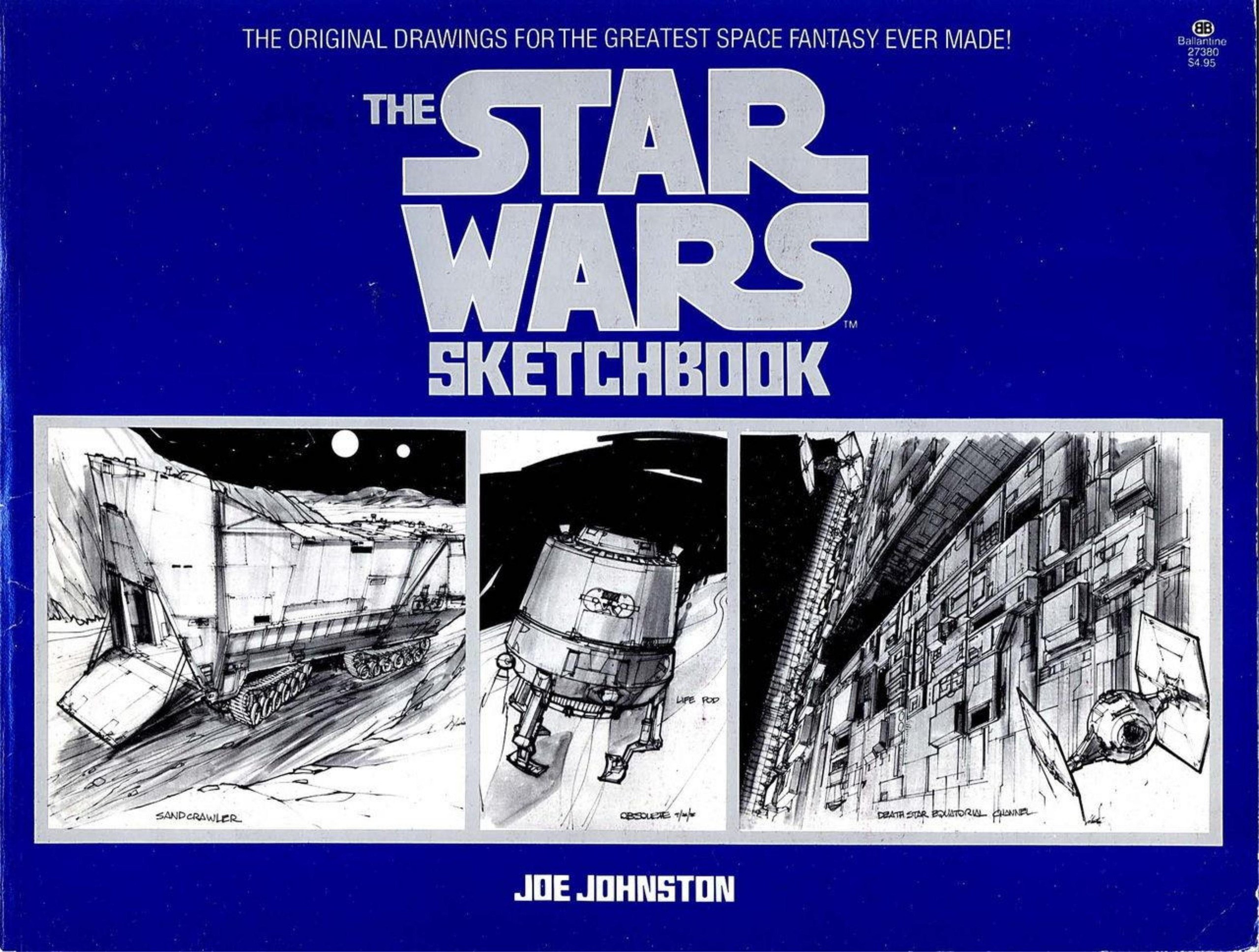 Portada ampliada de The Star Wars Sketchbook