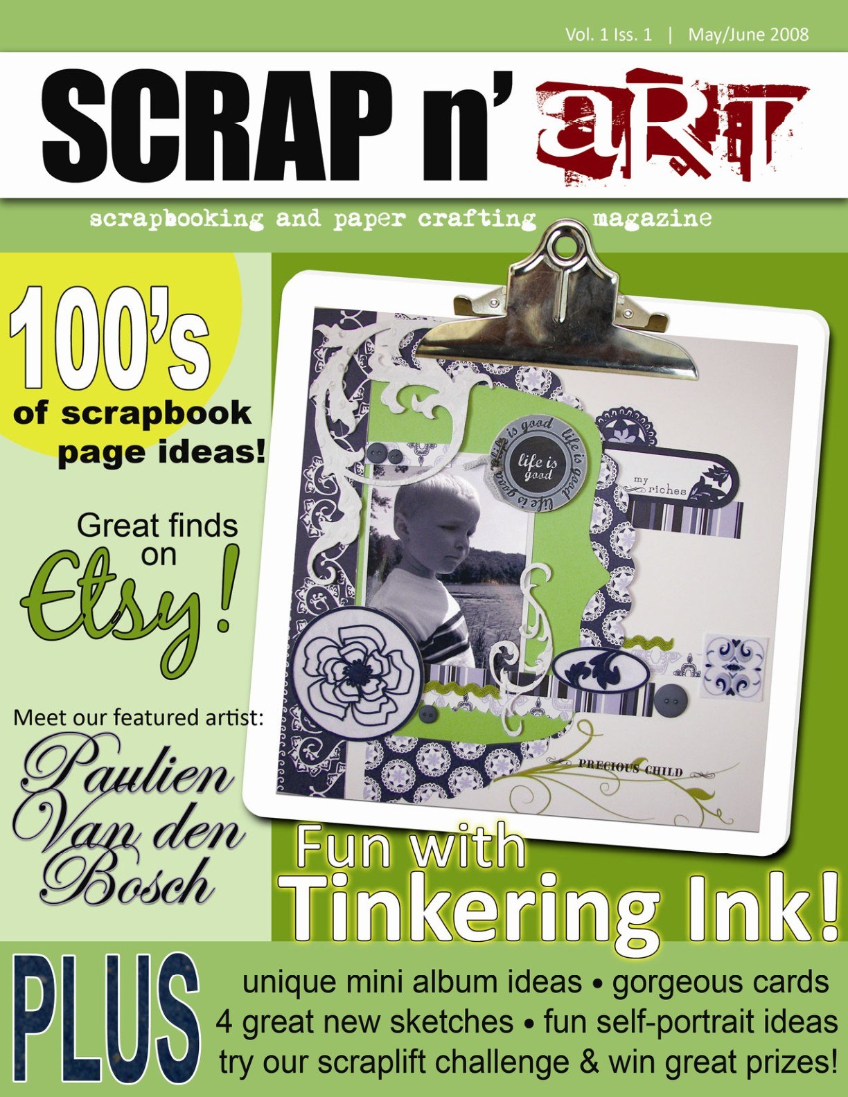 Portada ampliada de SCRAP n' ART