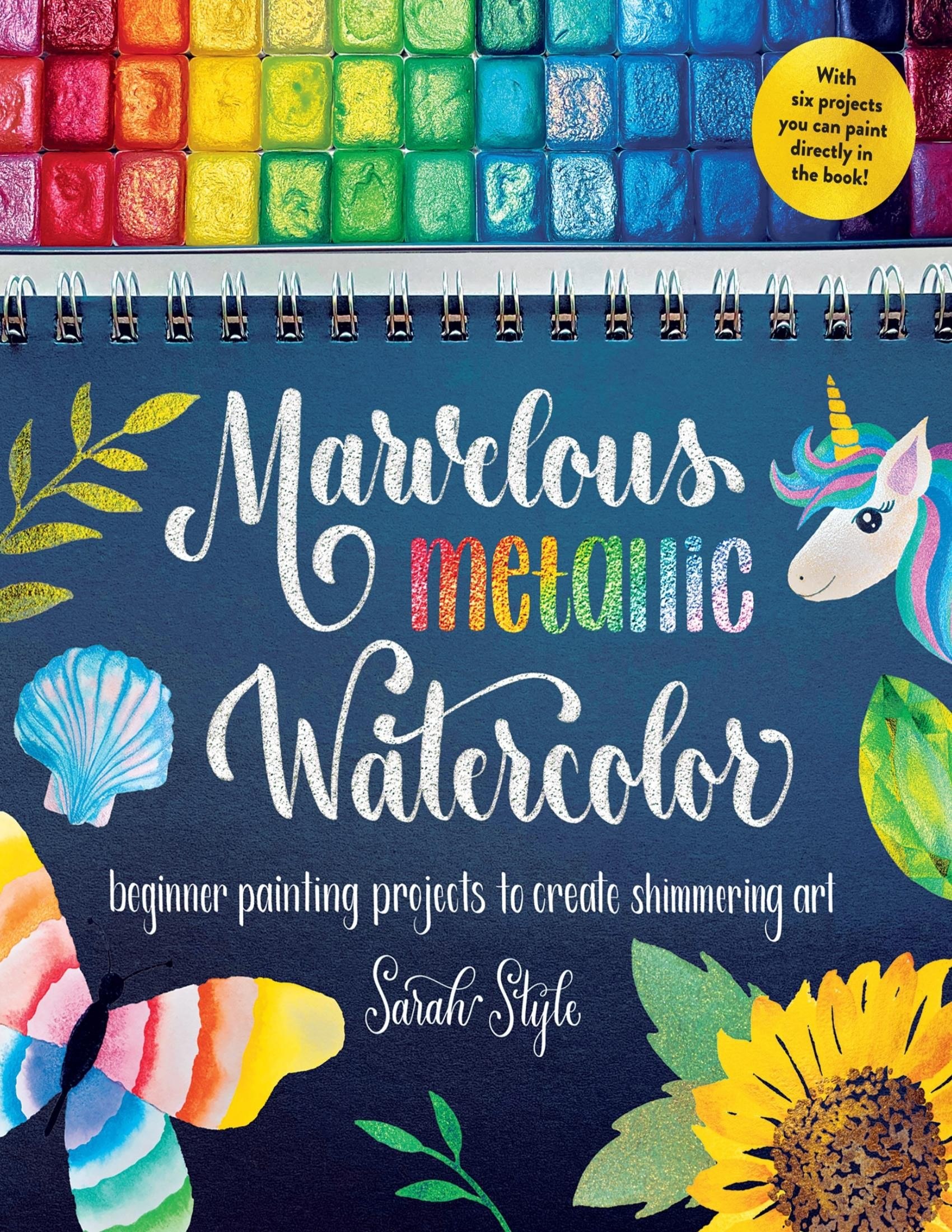 Portada ampliada de Marvelous metallic Watercolor
