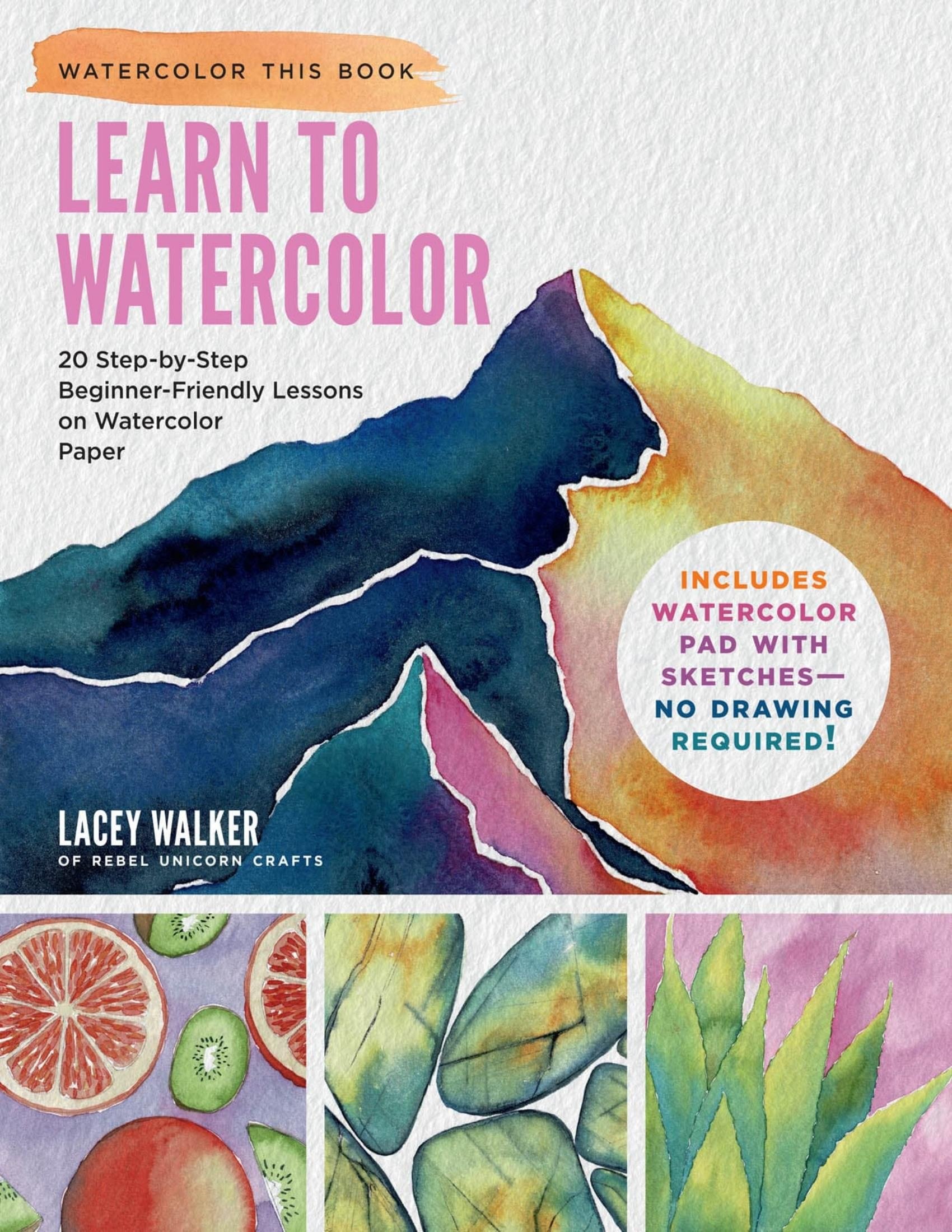 Portada ampliada de LEARN TO WATERCOLOR