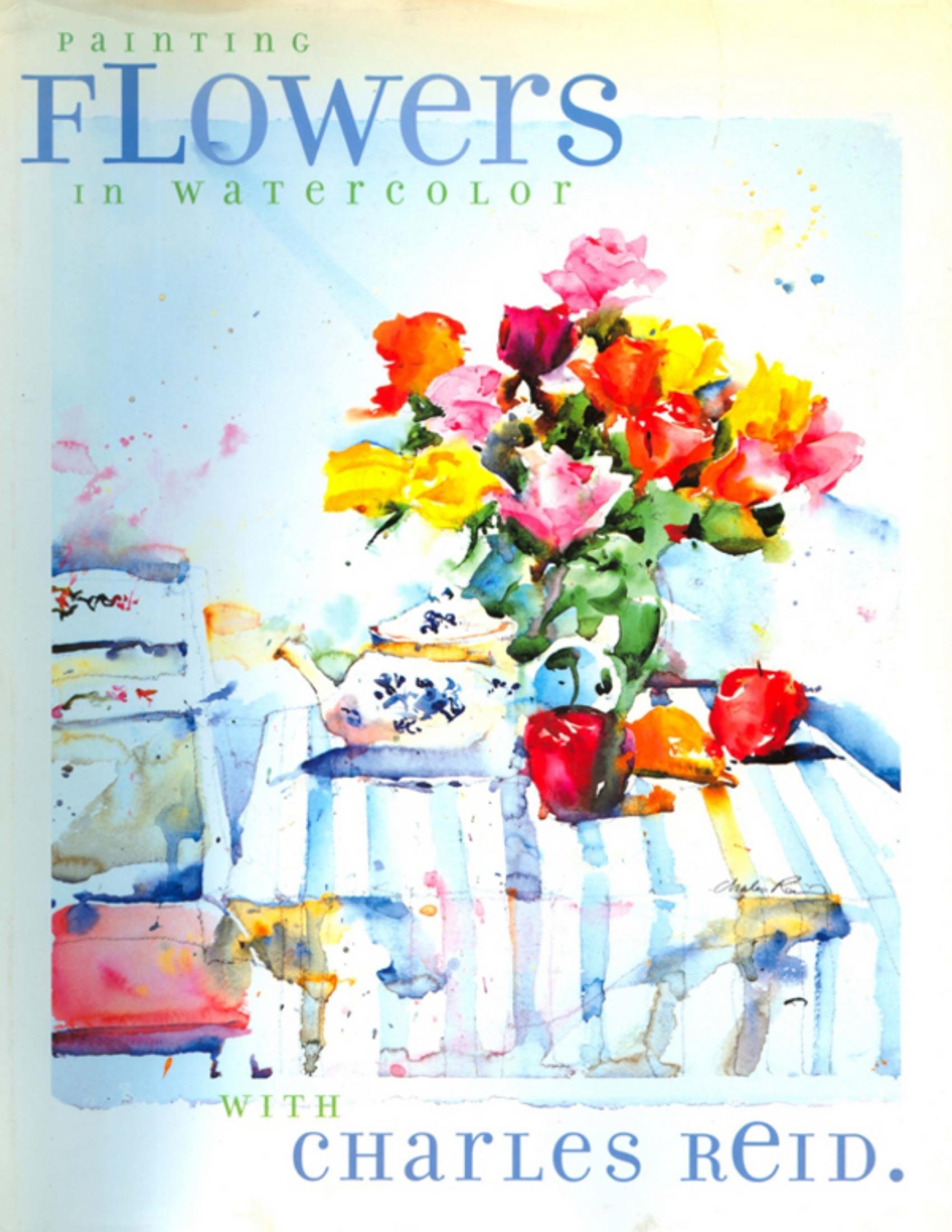 Portada ampliada de PAINTING FLOWERS in WATERCOLOR