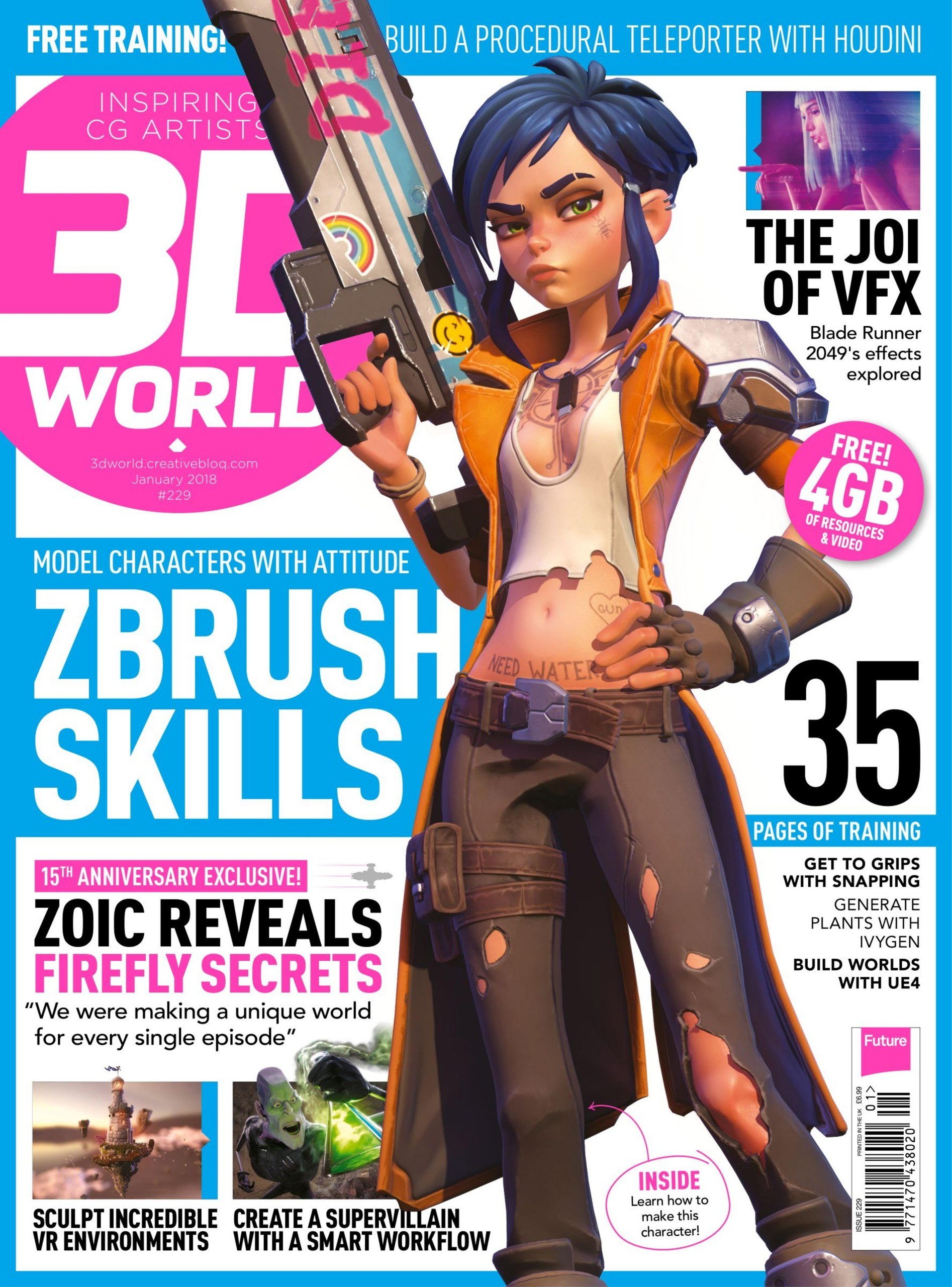 Portada ampliada de 3D WORLD