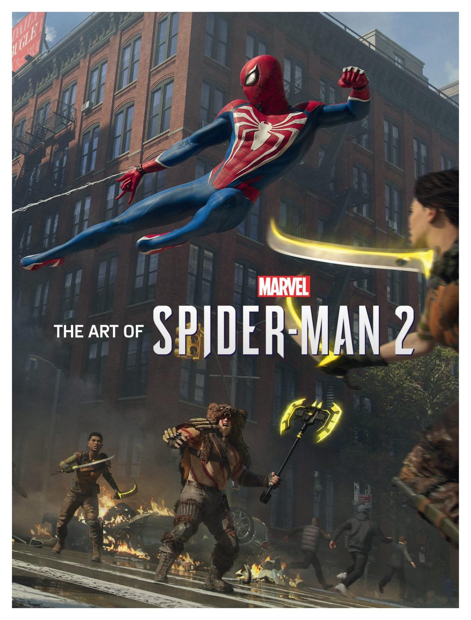 Portada ampliada de THE ART OF SPIDER-MAN 2