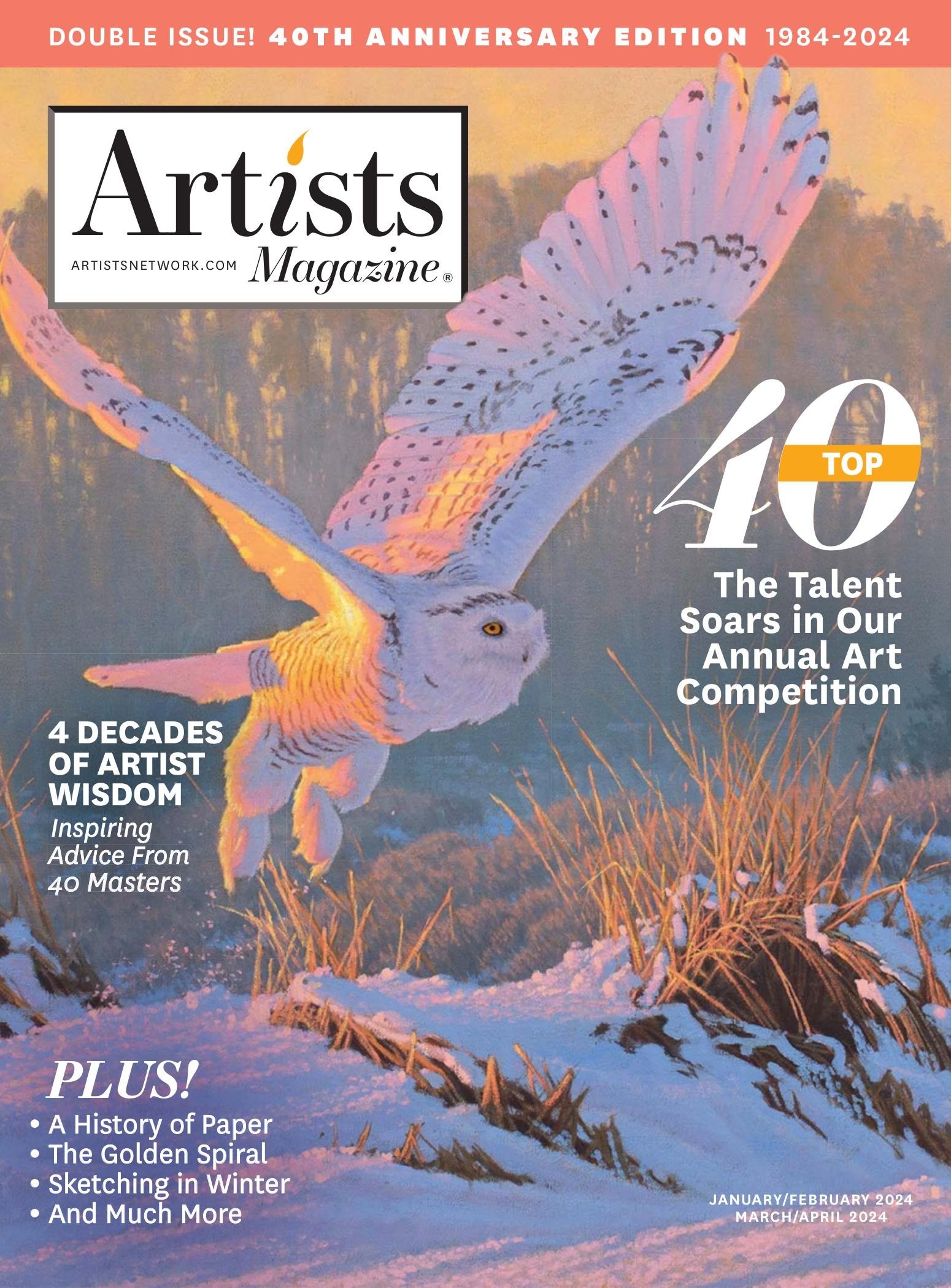 Portada ampliada de Artists Magazine