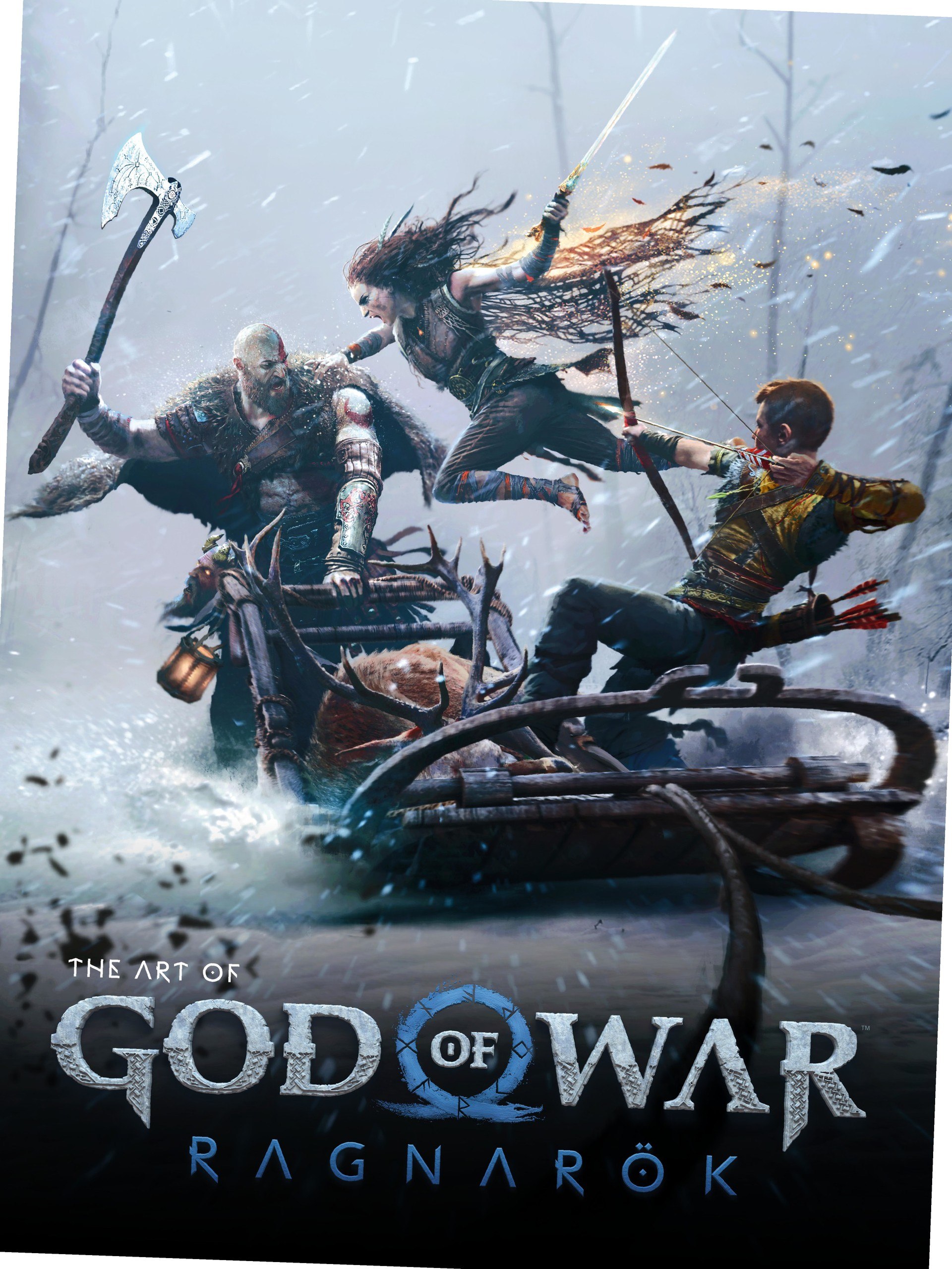 Portada ampliada de THE ART OF GOD OF WAR RAGNARÖK