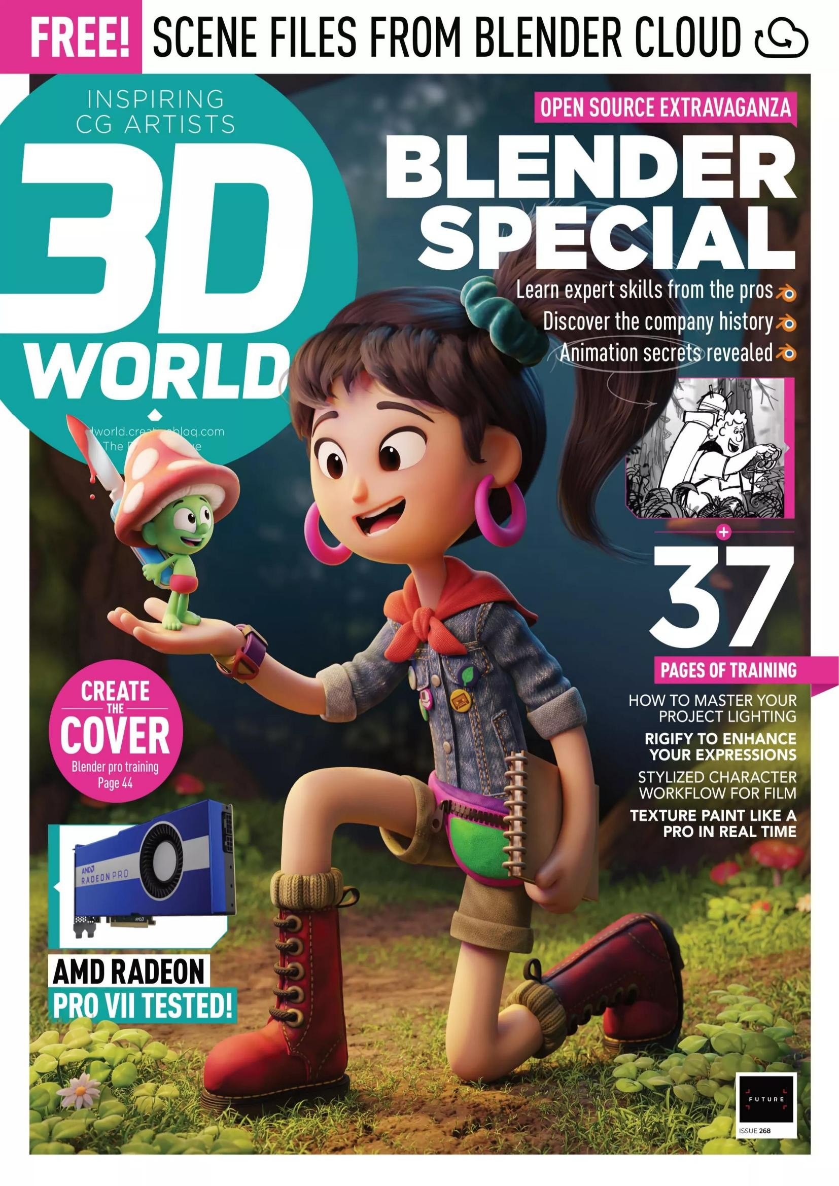 Portada ampliada de 3D WORLD
