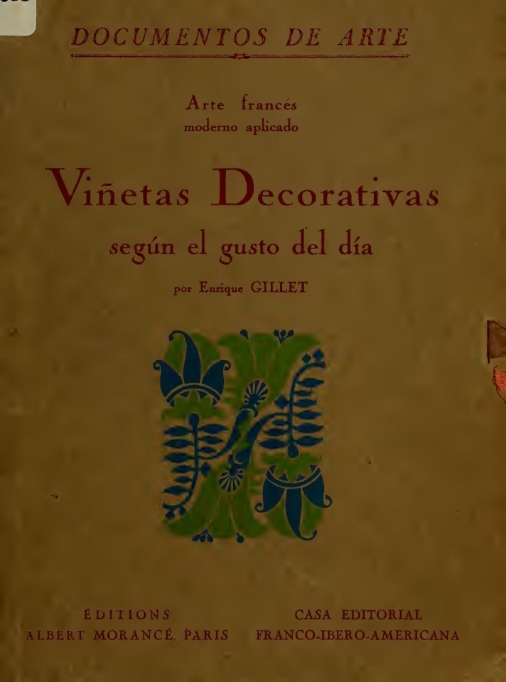 Portada ampliada de Vinetas Decorativas según el gusto del día