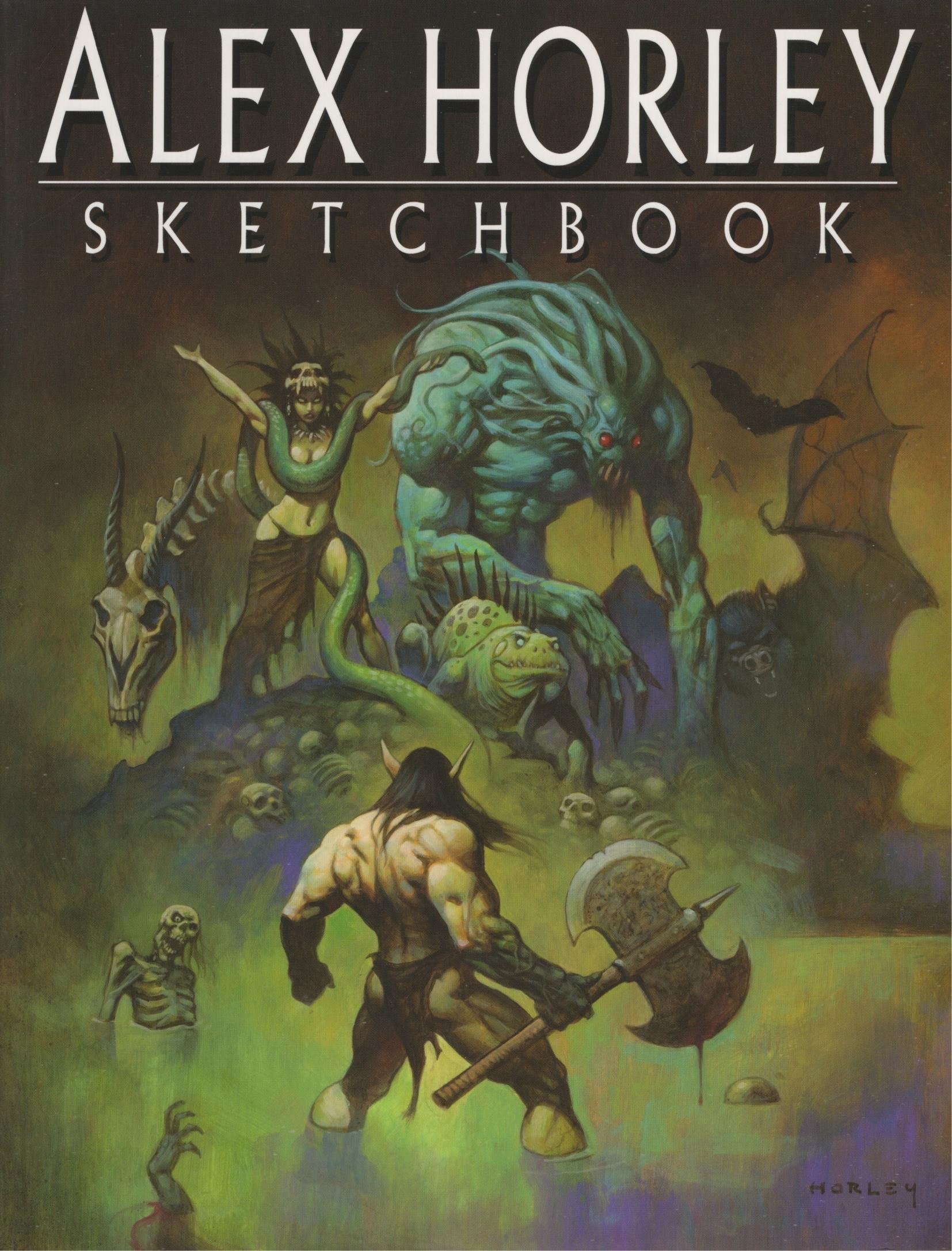 Portada ampliada de ALEX HORLEY SKETCHBOOK