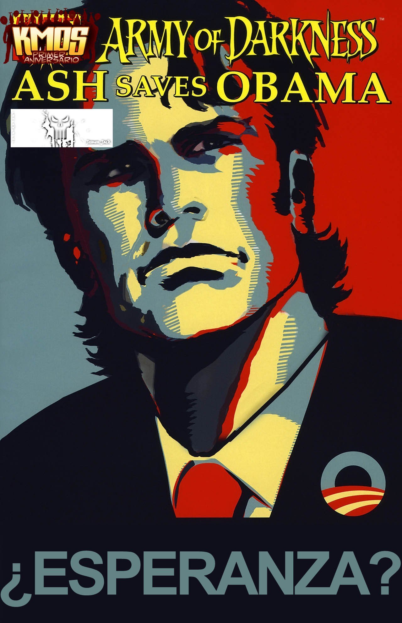 Portada ampliada de ARMY OF DARKNESS ASH SAVES OBAMA