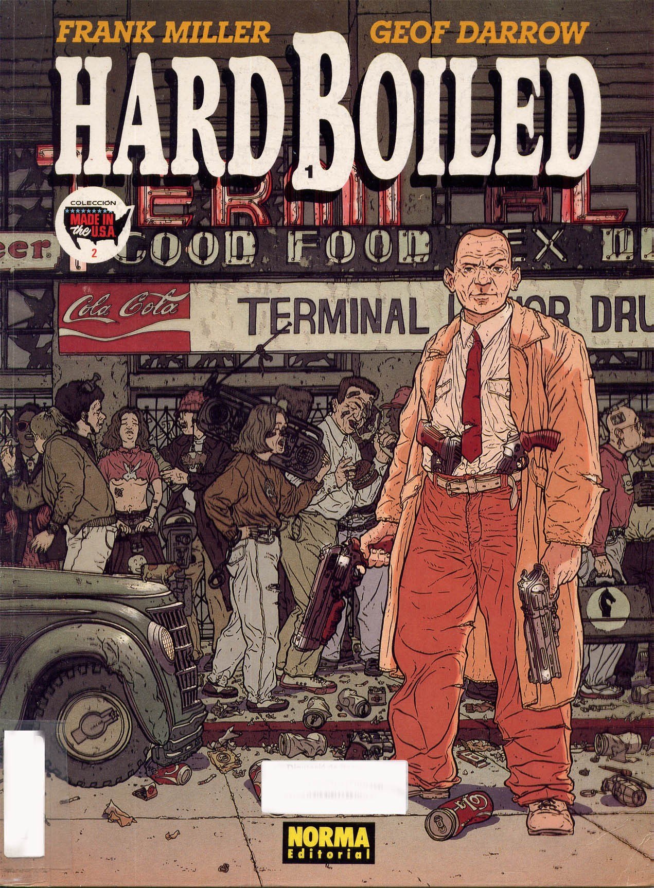 Portada ampliada de HARD BOILED