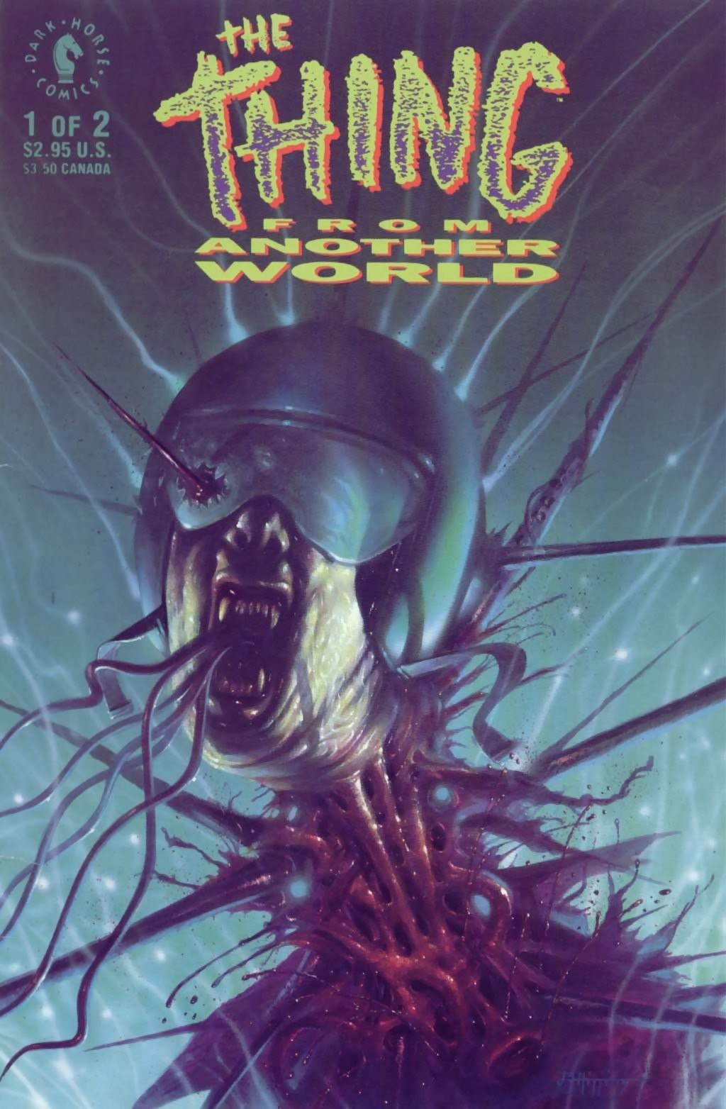 Portada ampliada de THE THING FROM ANOTHER WORLD