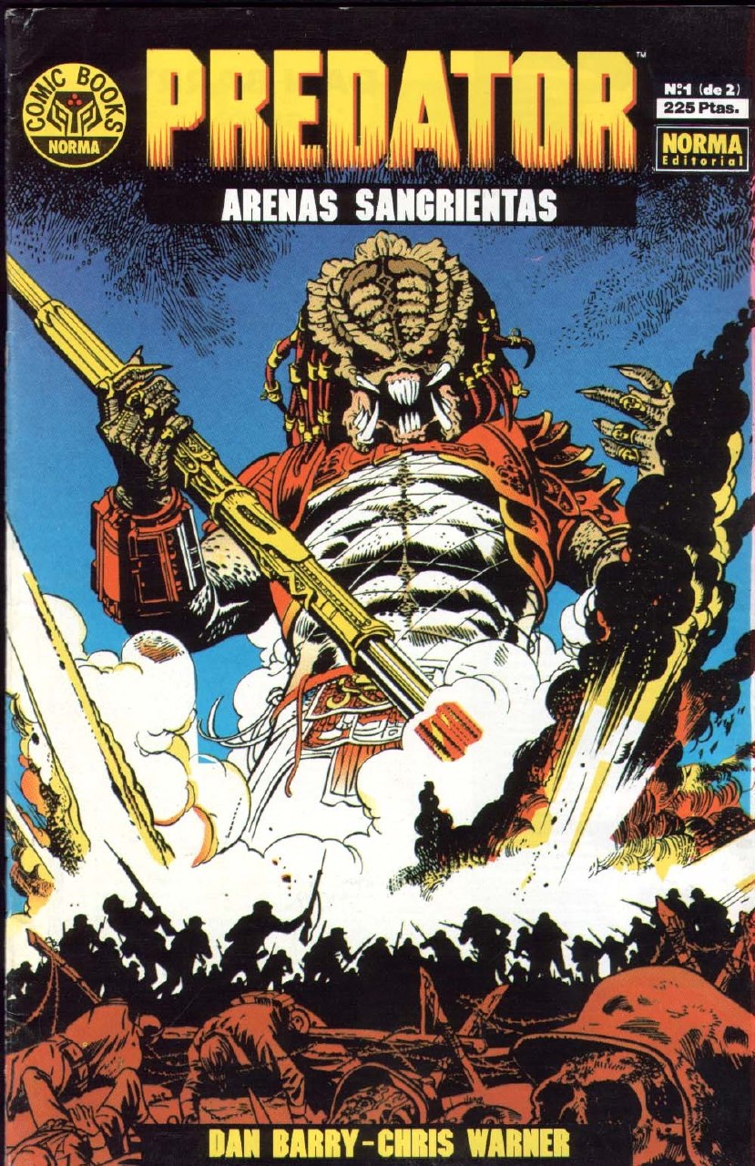Portada ampliada de PREDATOR ARENAS SANGRIENTAS