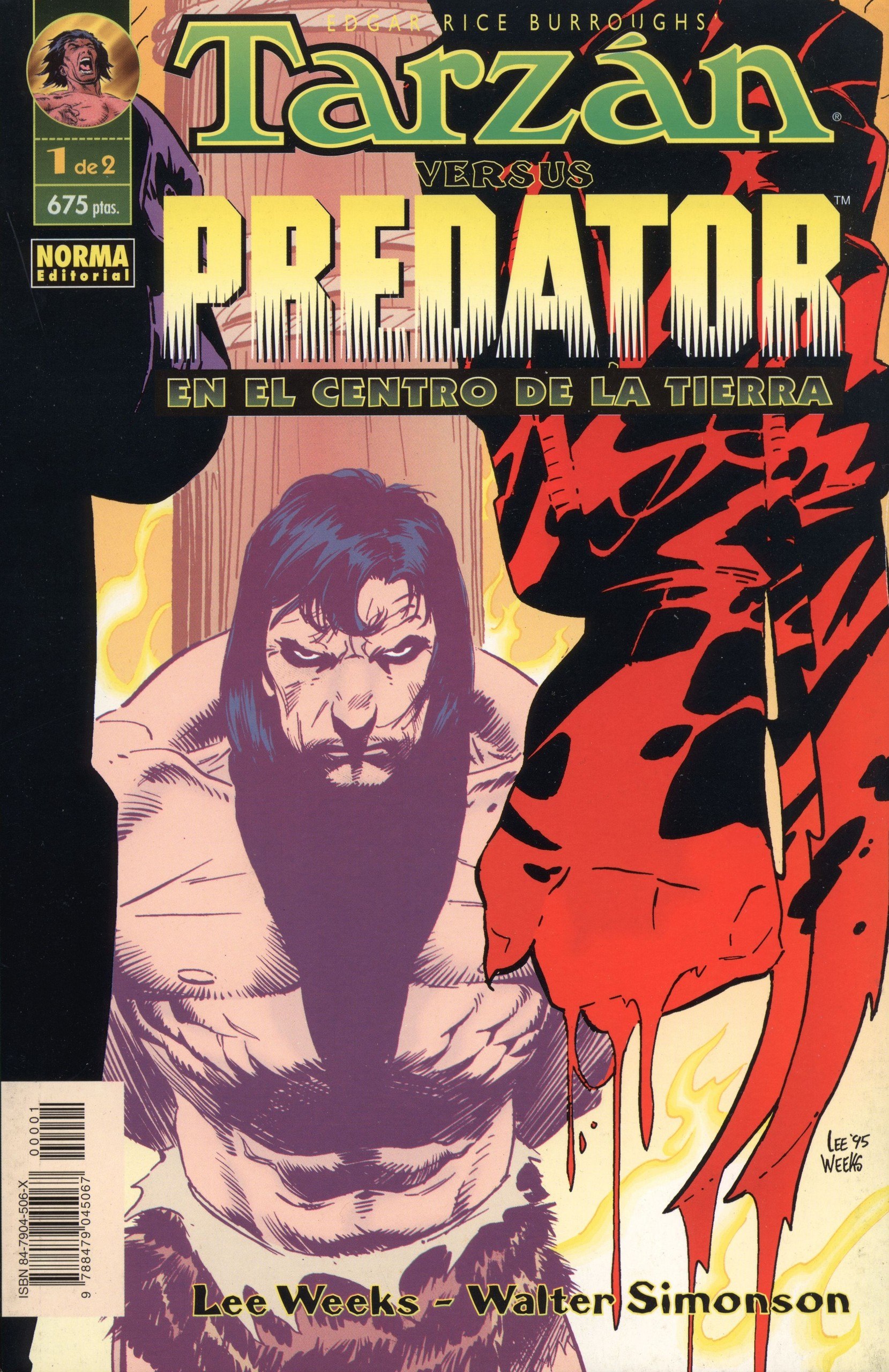 Portada ampliada de Tarzan versus Predator