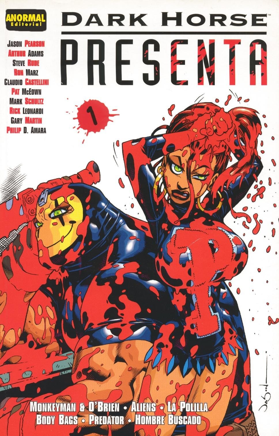 Portada ampliada de DARK HORSE PRESENTA