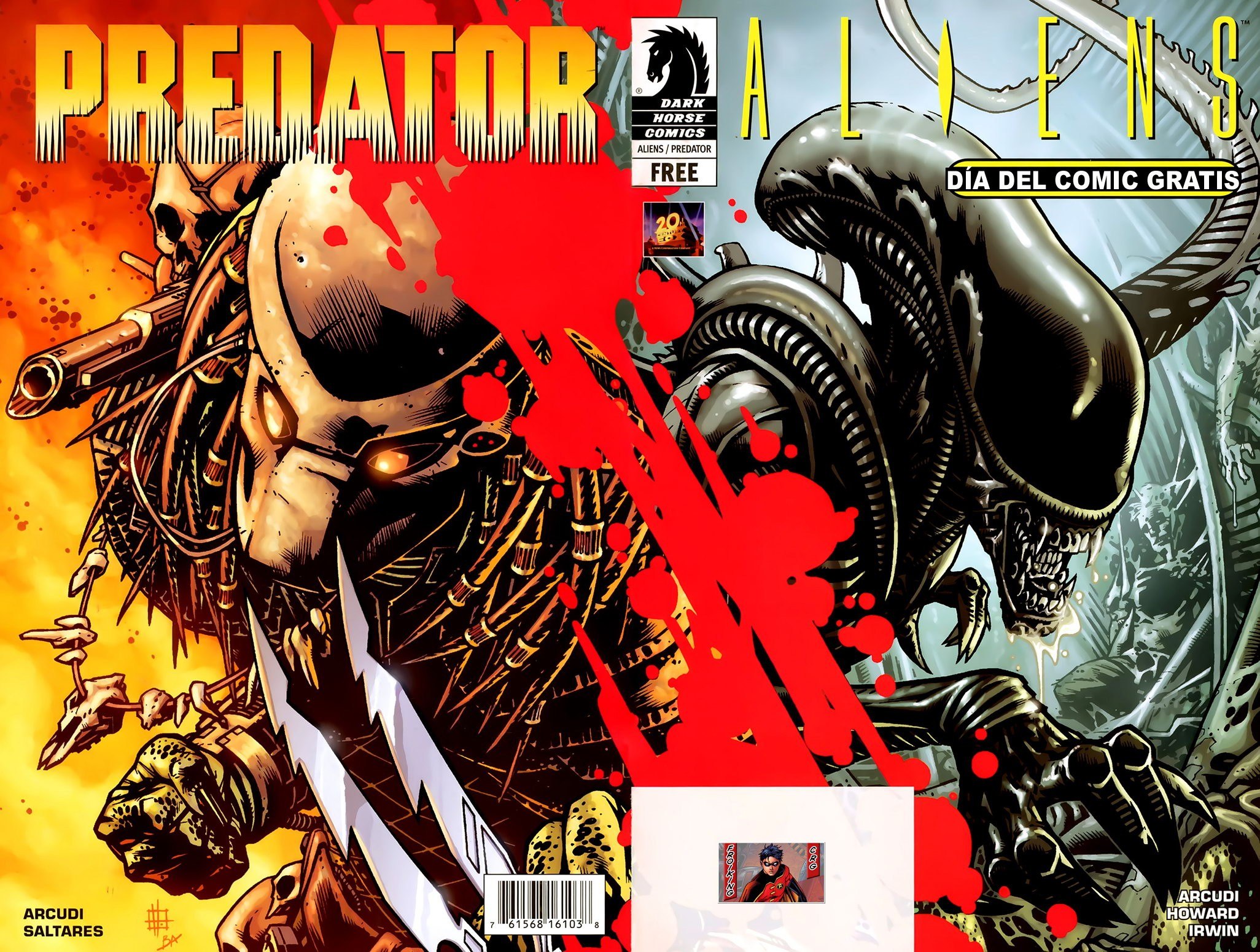Portada ampliada de ALIEN