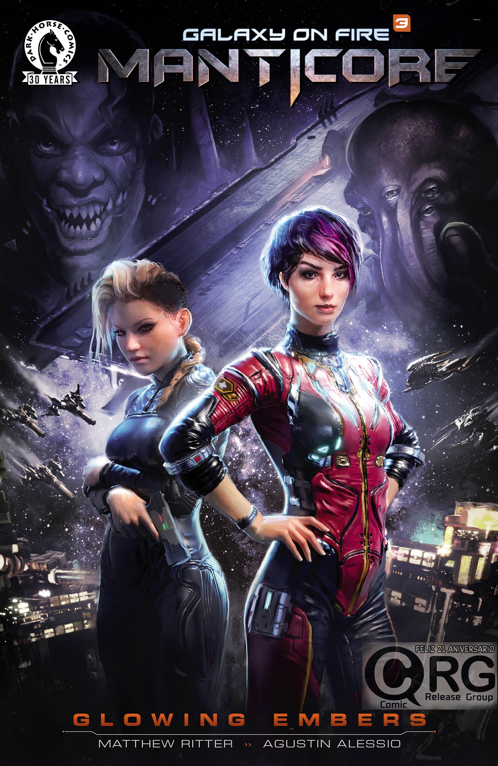 Portada ampliada de GALAXY ON FIRE 3 MANTICORE