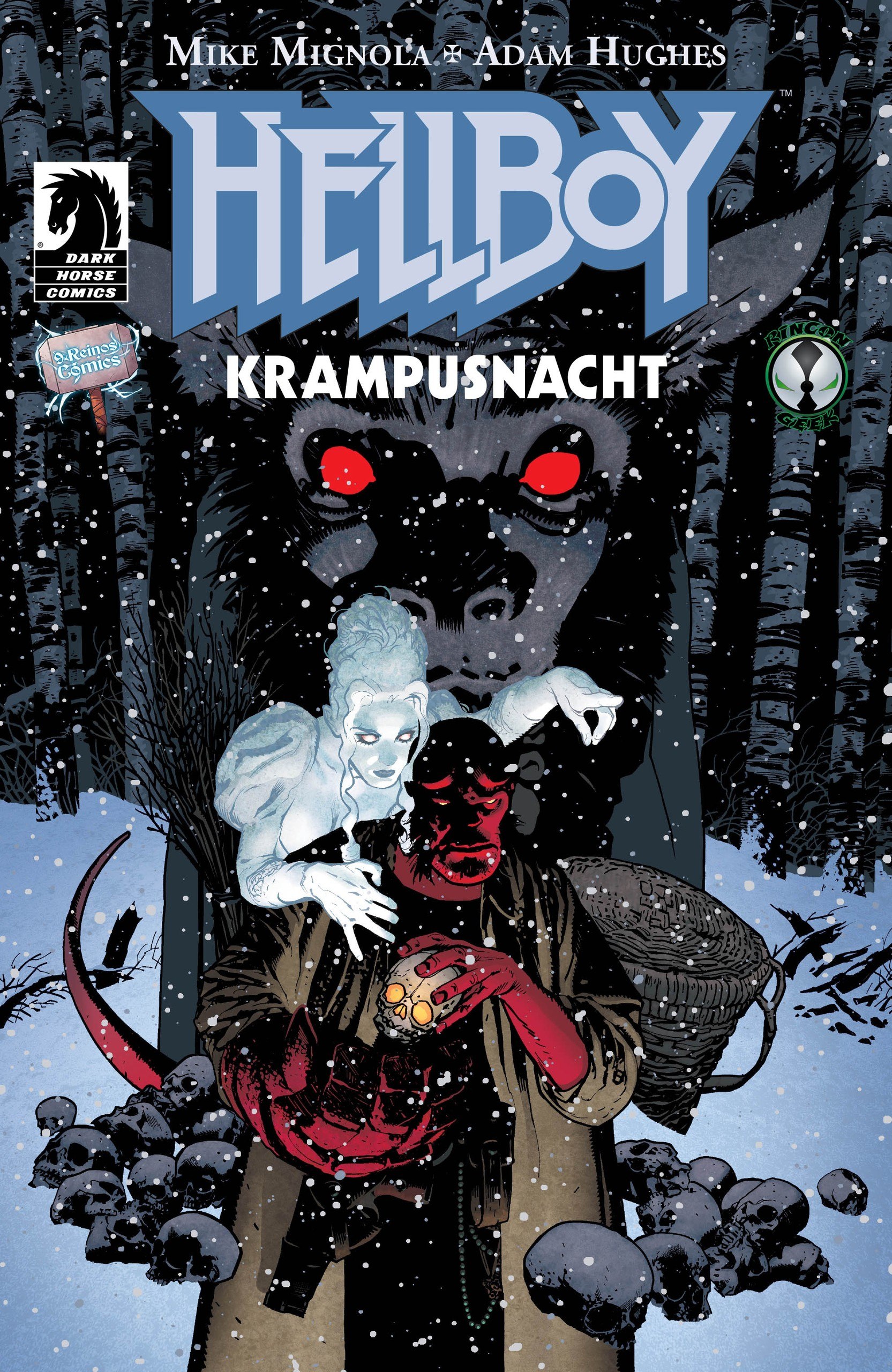 Portada ampliada de HELLBOY KRAMPUSNACHT
