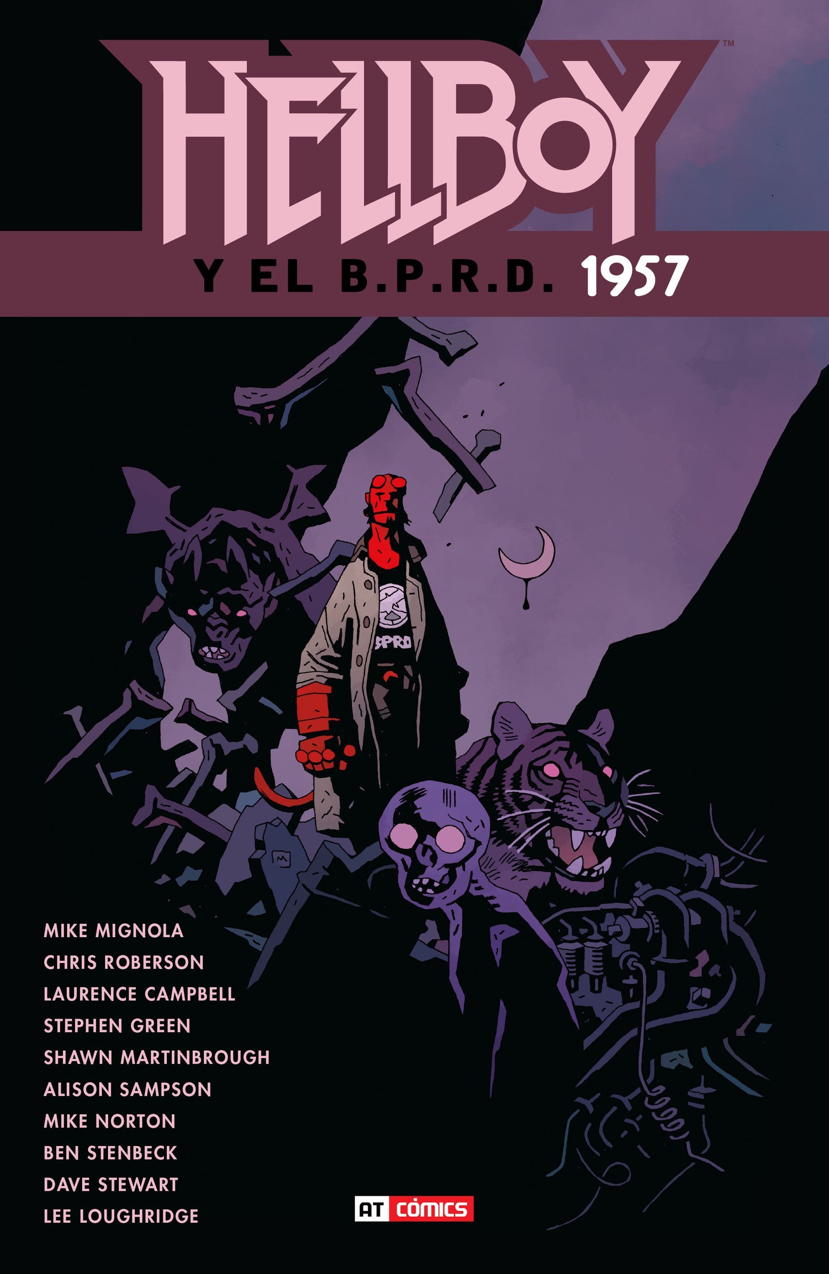 Portada ampliada de HELLBOY Y EL B.P.R.D. 1957