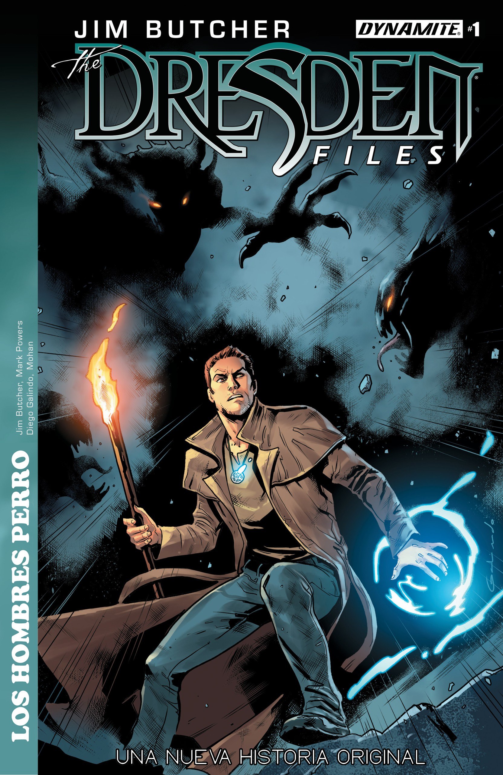 Portada ampliada de The Dresden Files