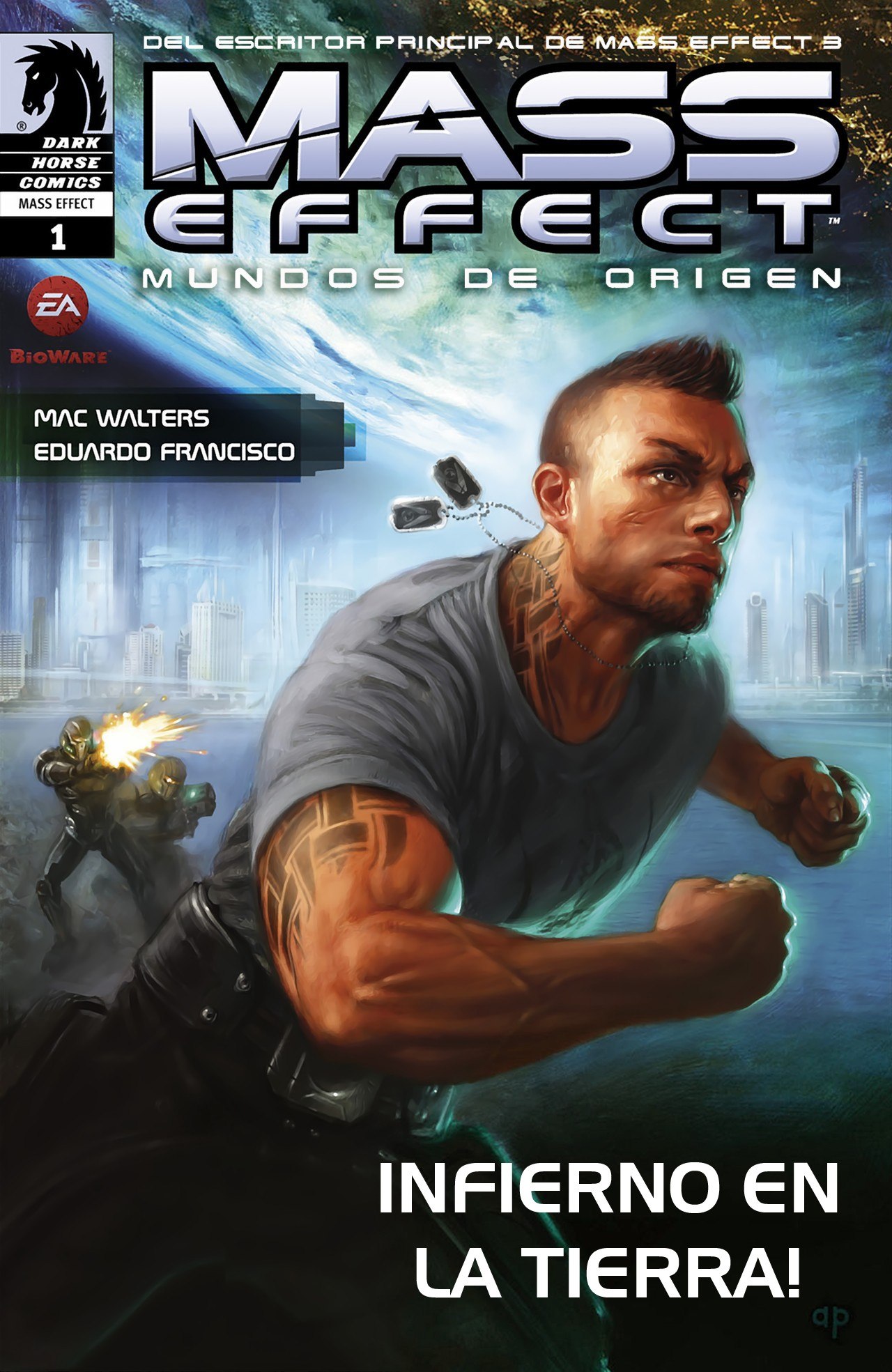 Portada ampliada de MASS EFFECT MUNDOS DE ORIGEN