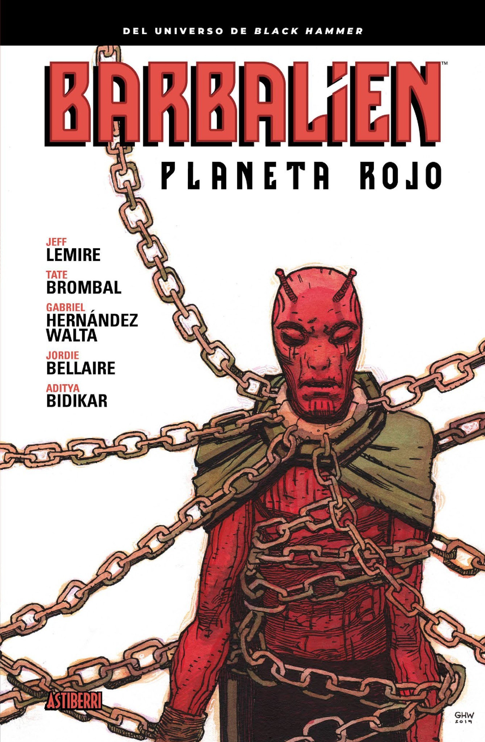 Portada ampliada de BARBALIEN PLANETA ROJO