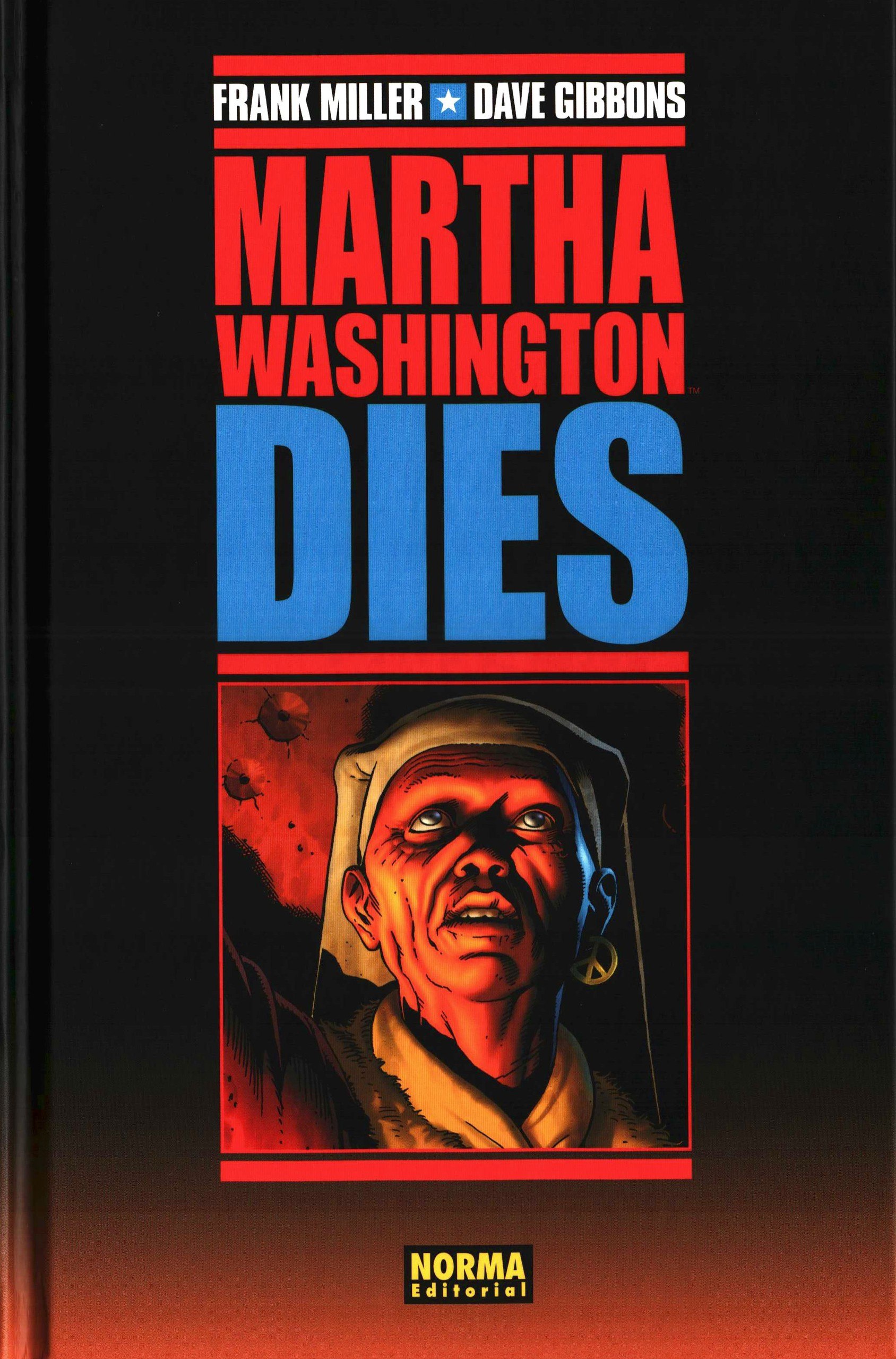 Portada ampliada de MARTHA WASHINGTON DIES