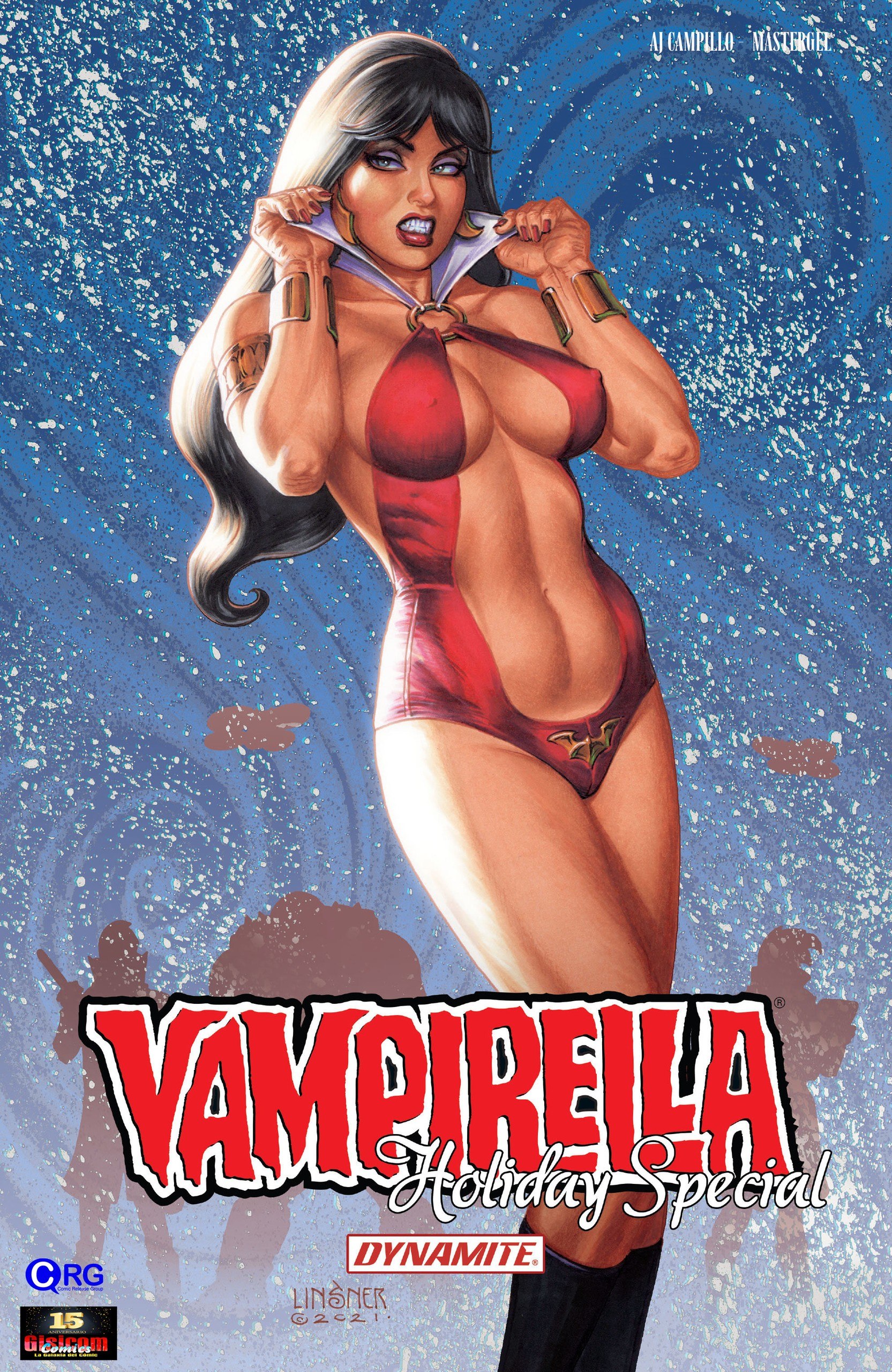 Portada ampliada de VAMPIRELA Holiday Special