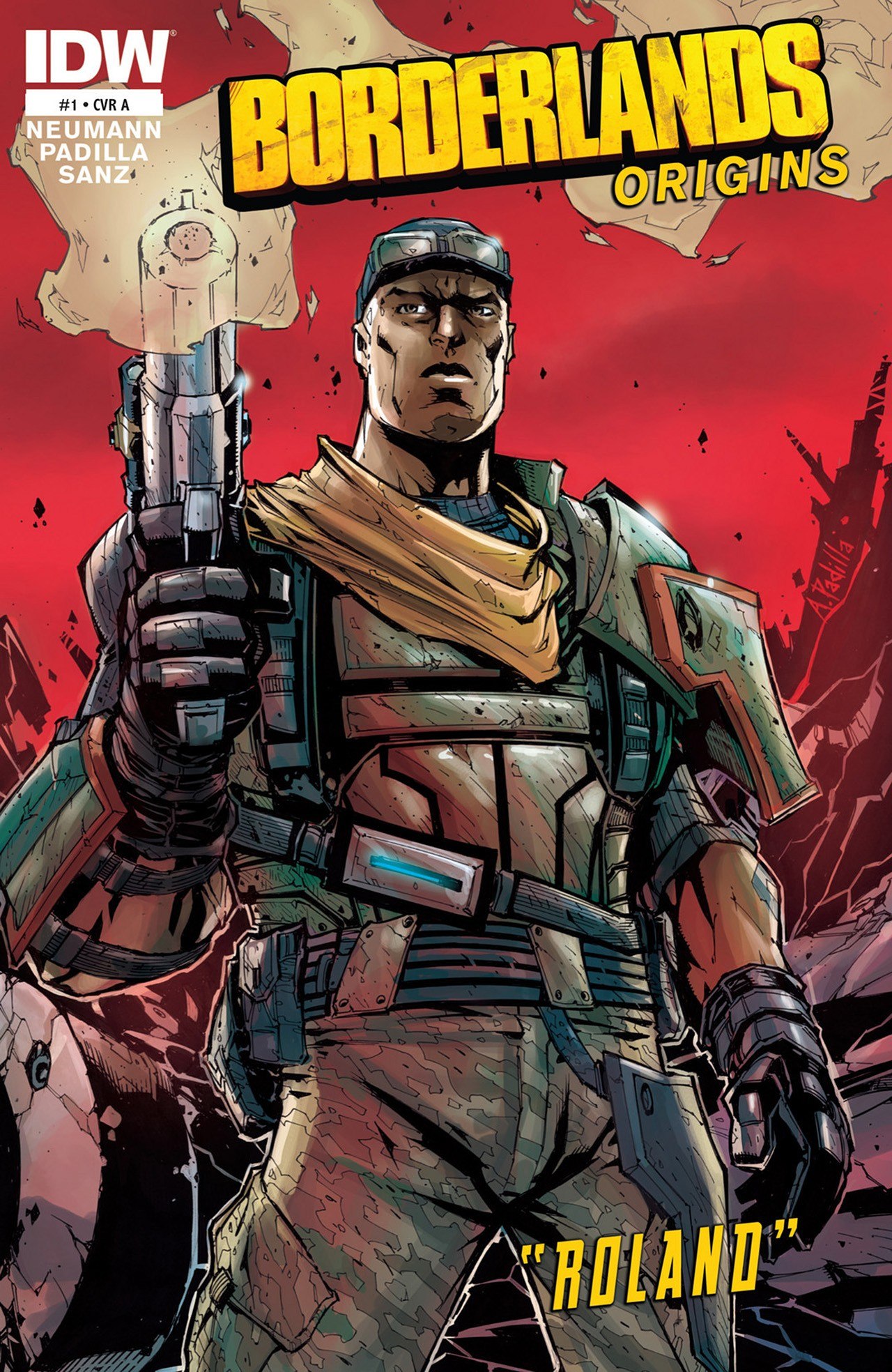Portada ampliada de BORDERLANDS ORIGINS