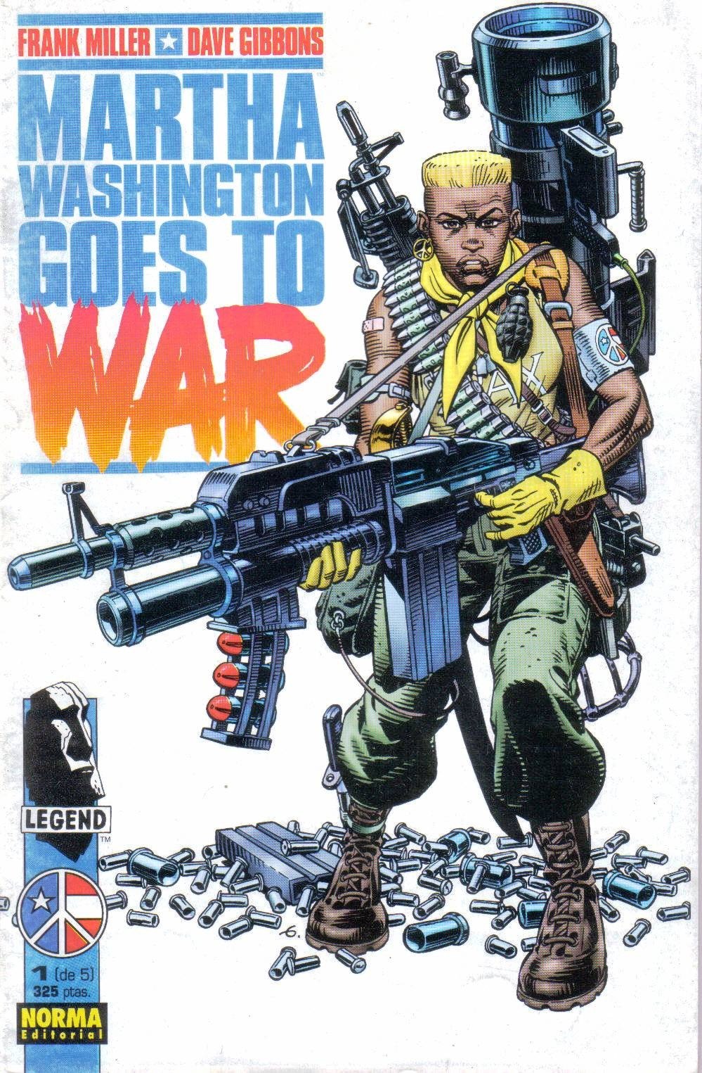 Portada ampliada de MARTHA WASHINGTON GOES TO WAR