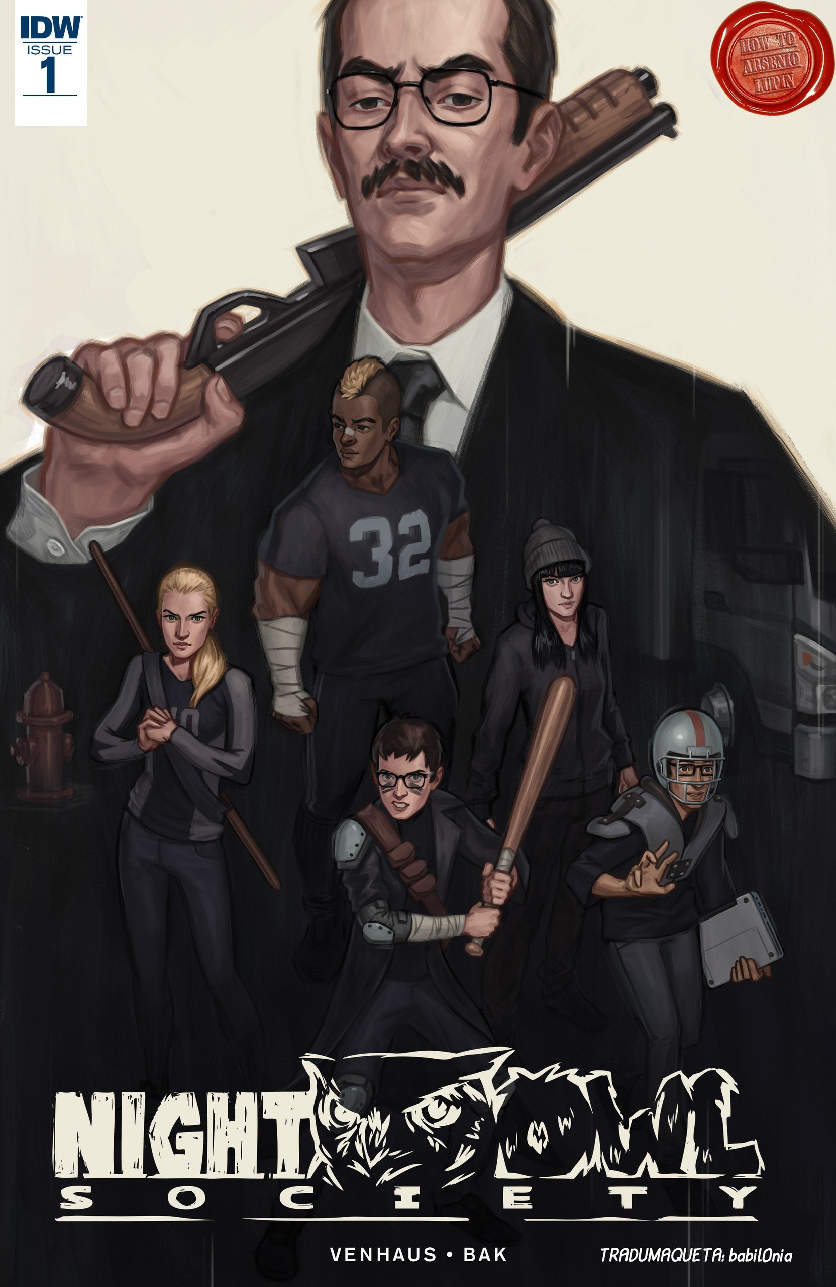 Portada ampliada de NIGHT OWL SOCIETY