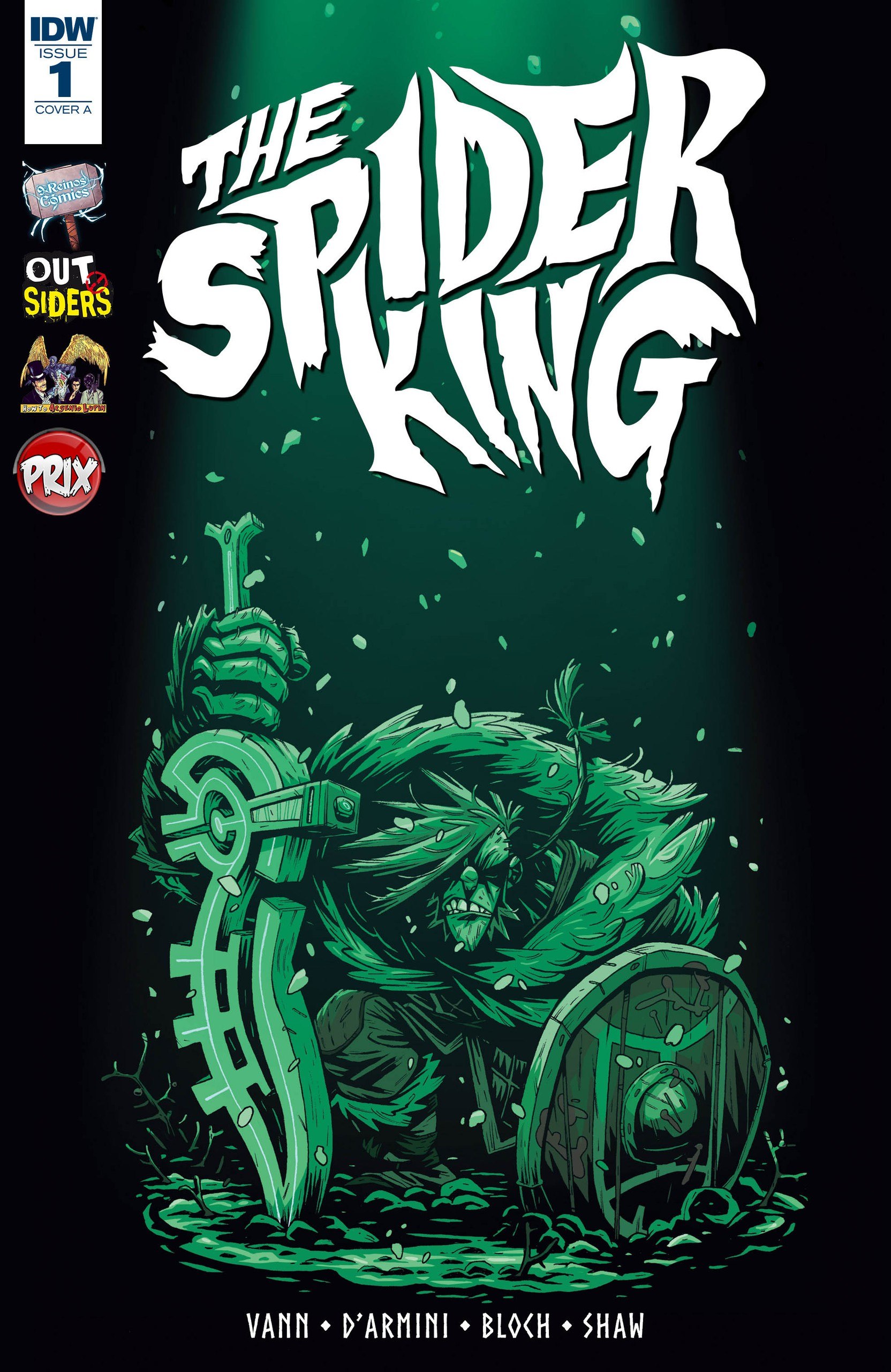 Portada ampliada de THE SPIDER KING