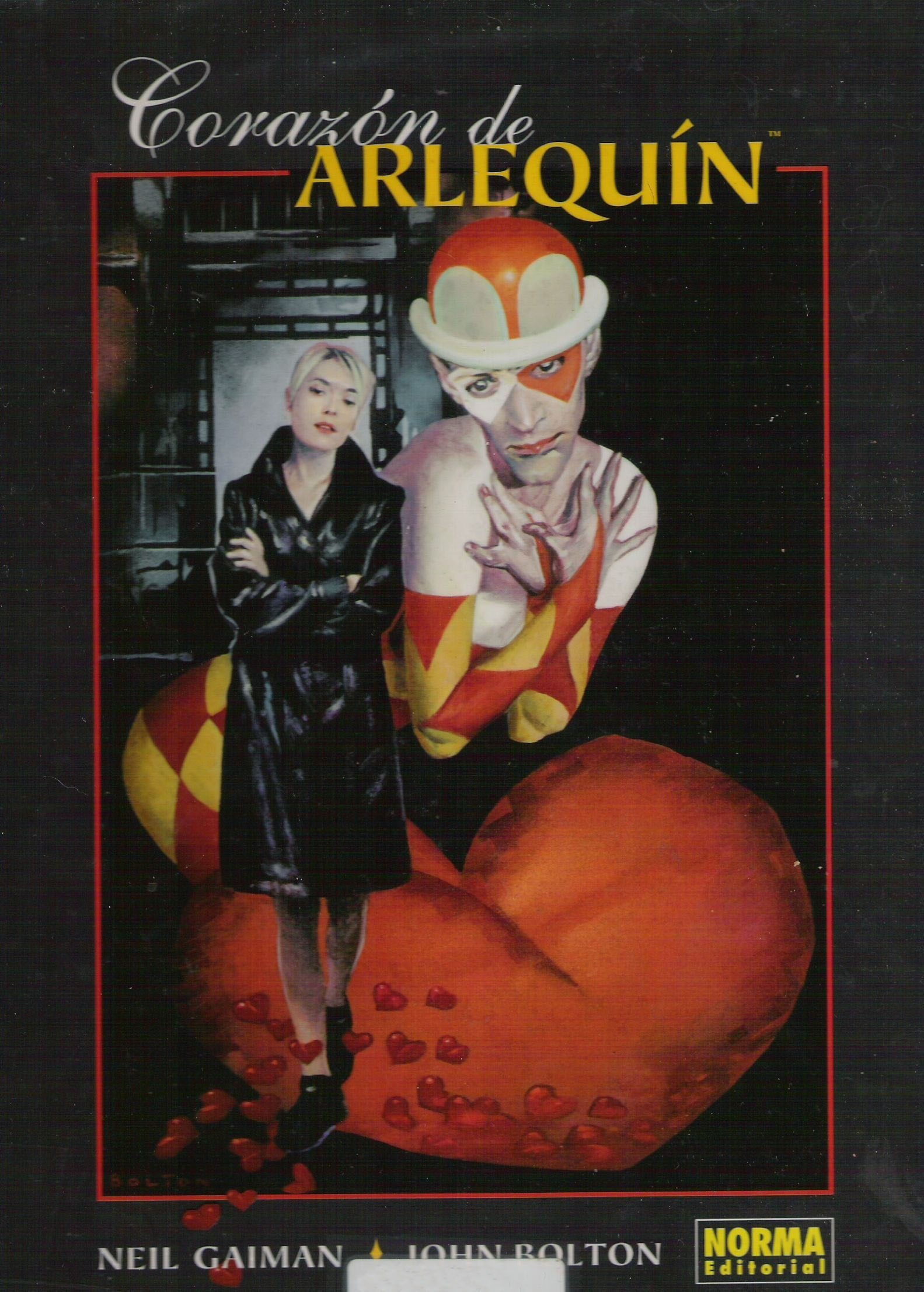 Portada ampliada de Corazón de ARLEQUÍN