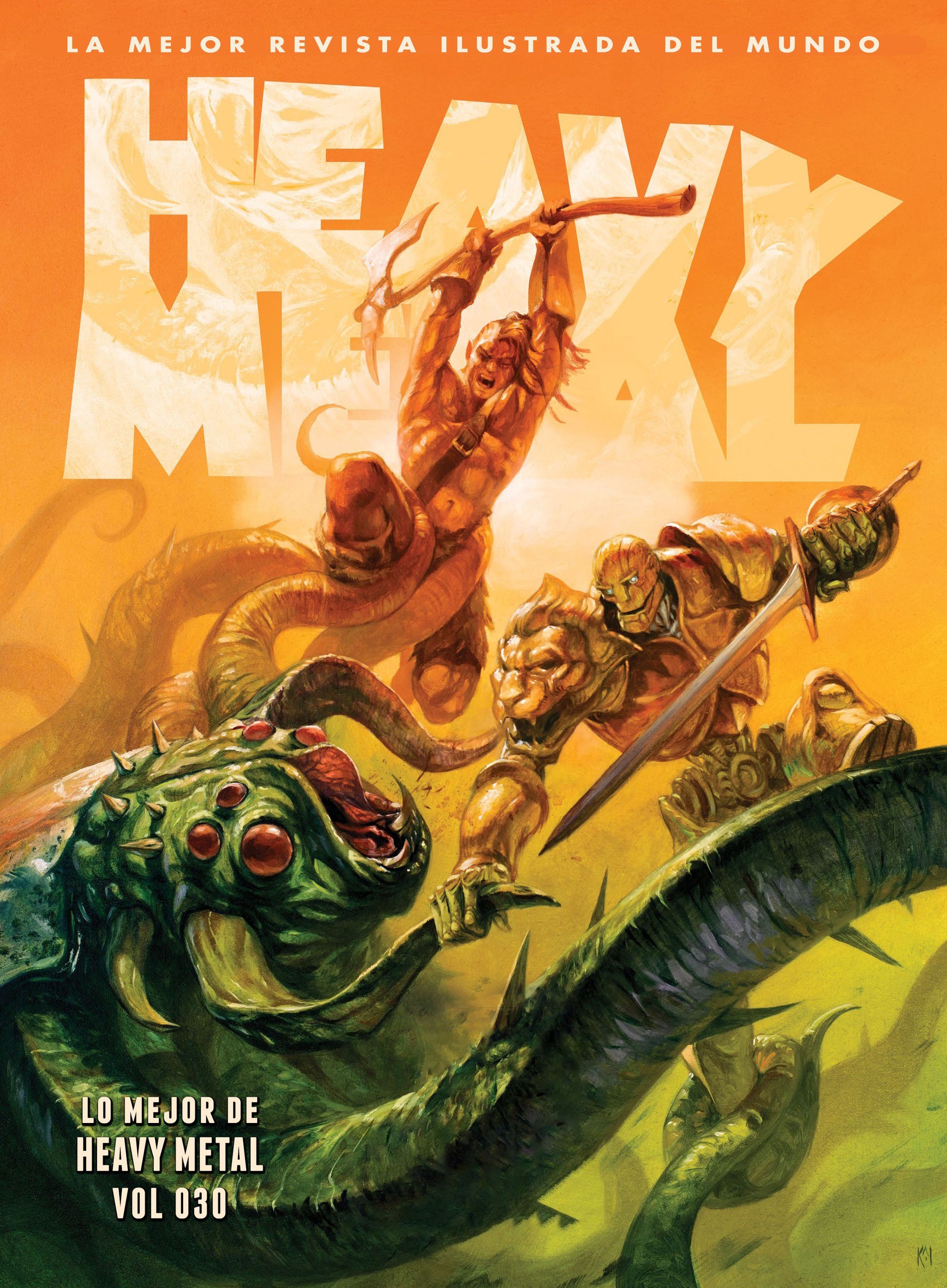 Portada ampliada de HEAVY METAL