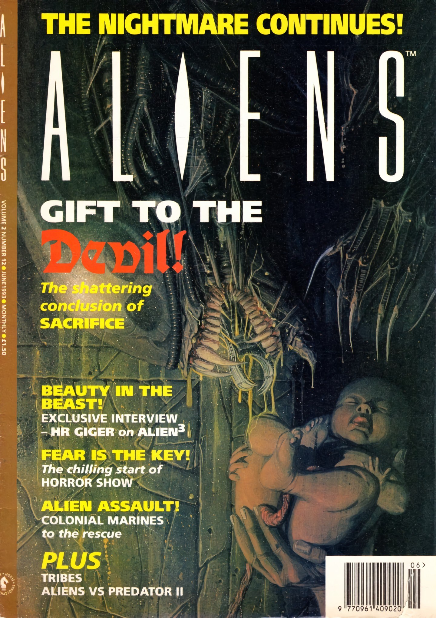 Portada ampliada de ALIENS