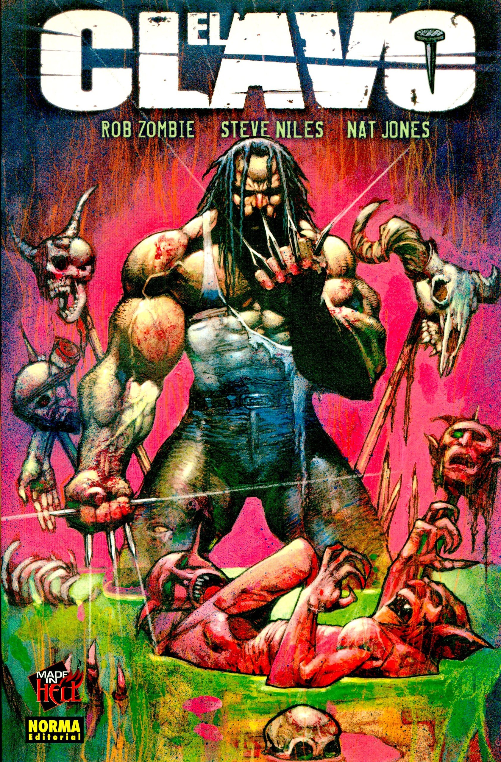 Portada ampliada de EL CLAVO