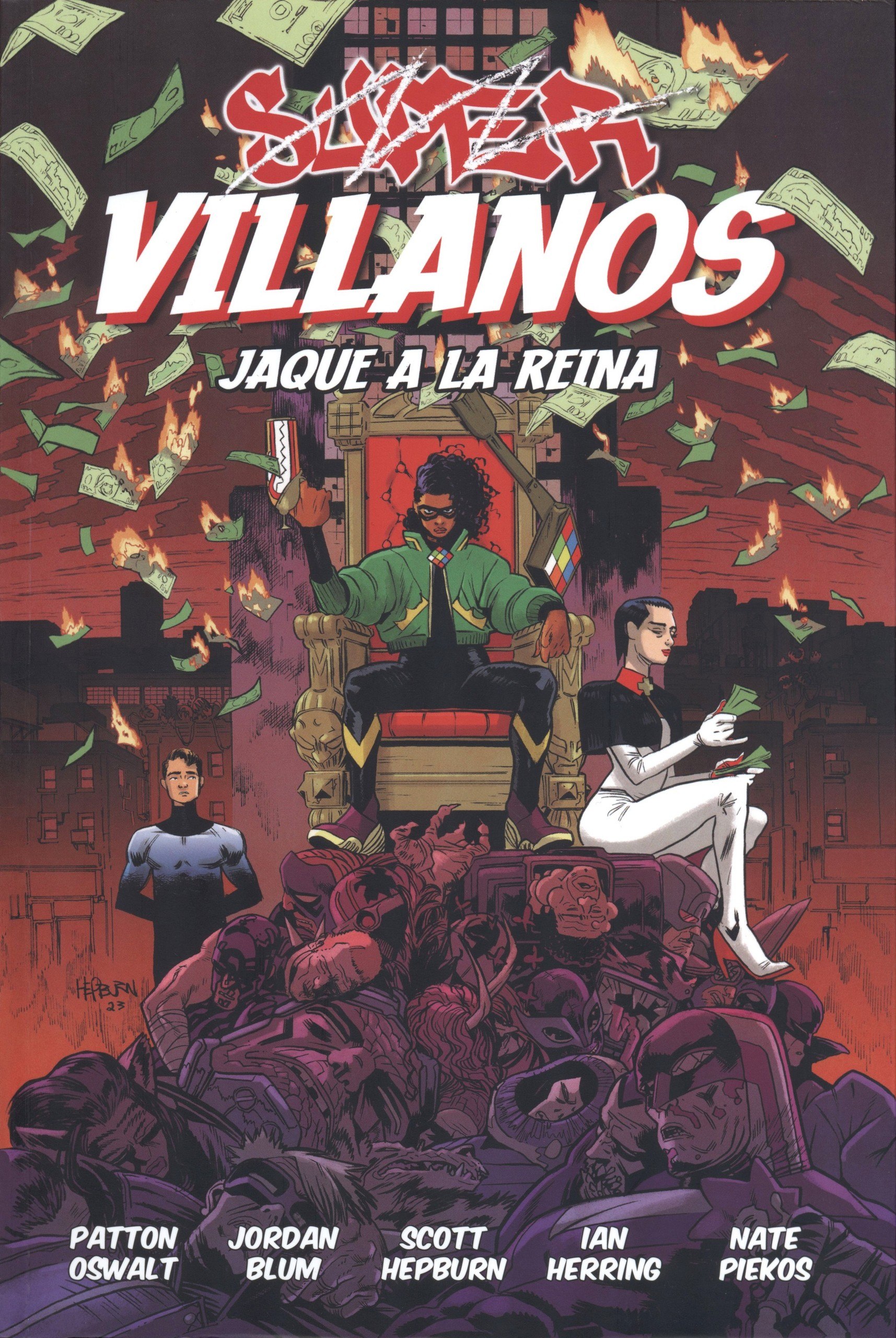 Portada ampliada de SUPER VILLANOS