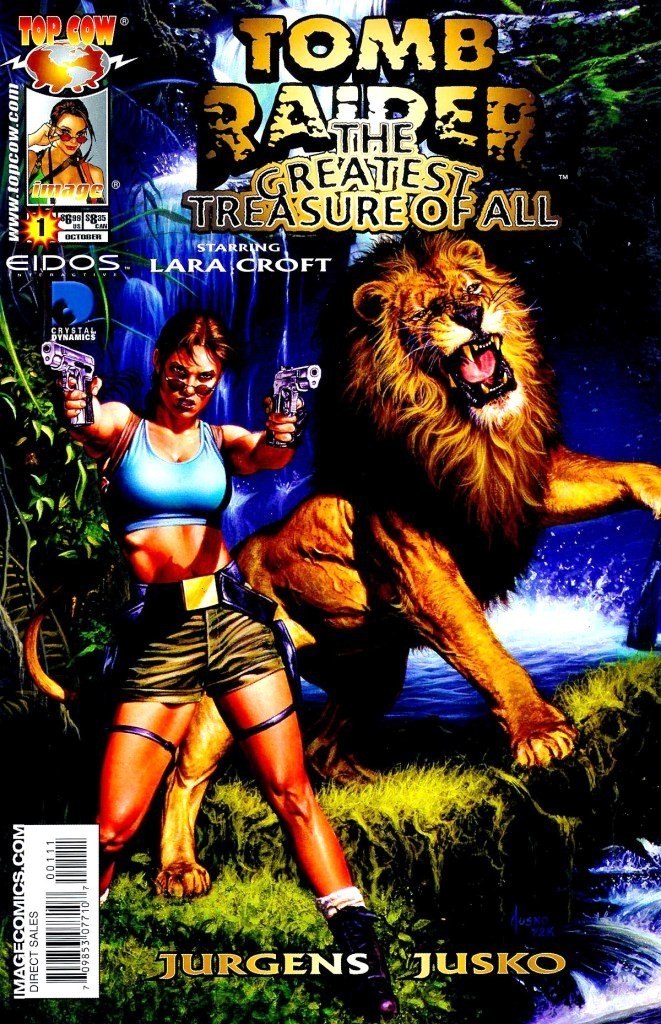 Portada ampliada de TOMB RAIDER THE GREATEST TREASURE OF ALL