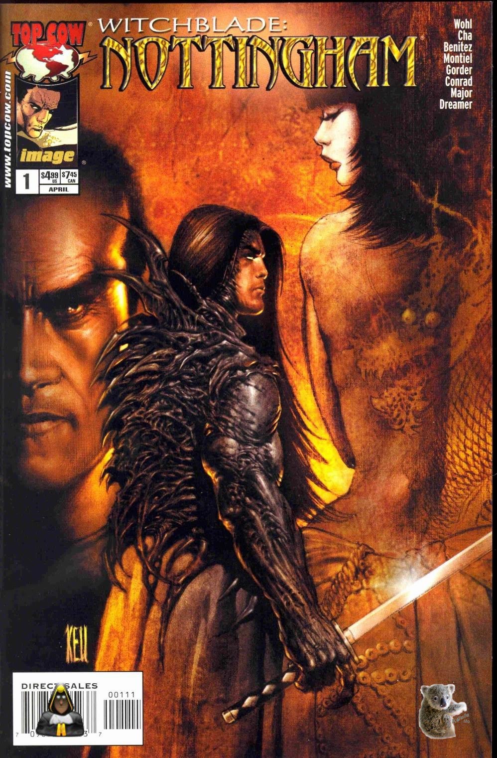 Portada ampliada de WITCHBLADE NOTTINGHAM