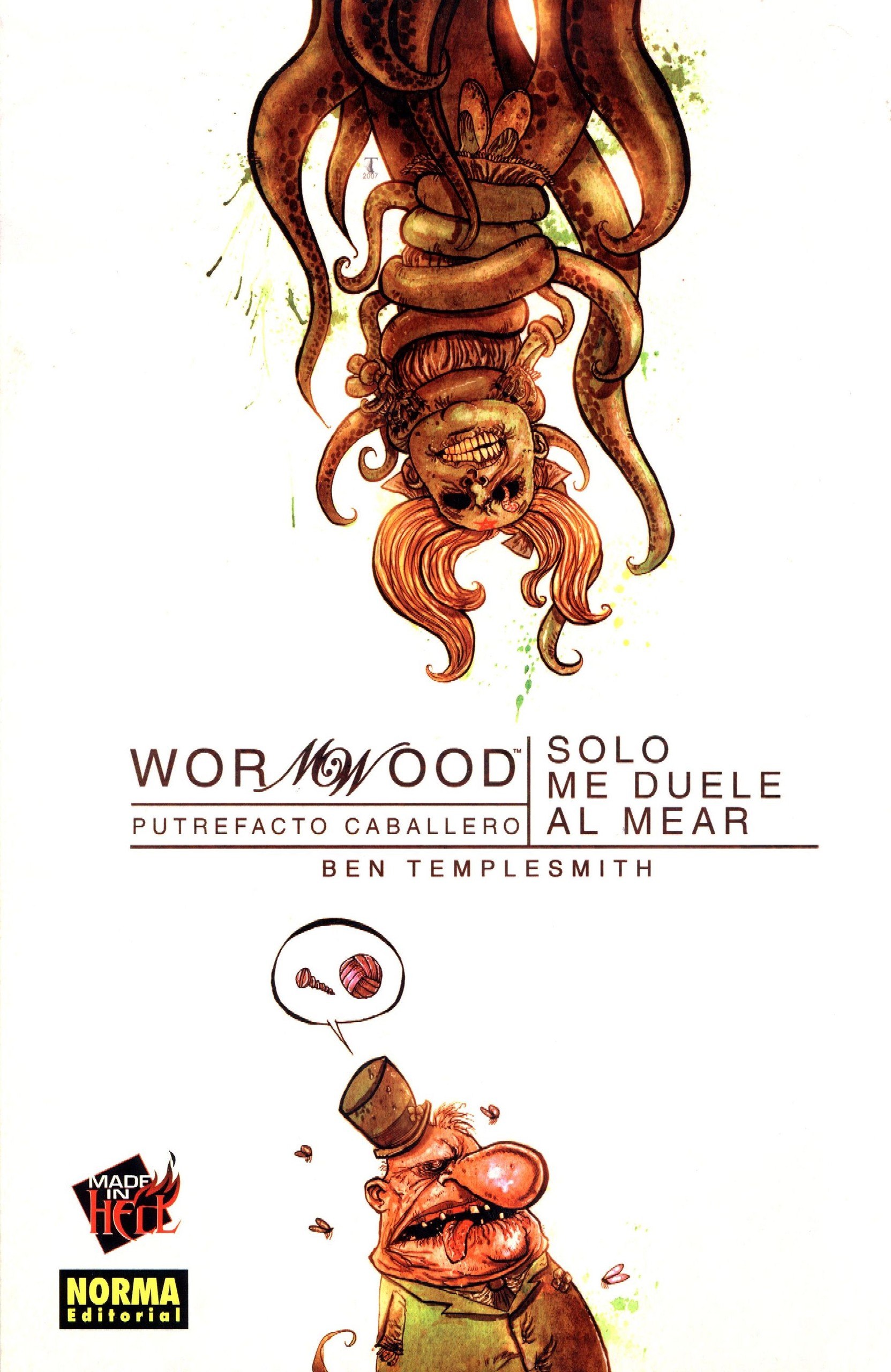 Portada ampliada de WOR/WOOD SOLO ME DUELE AL MEAR